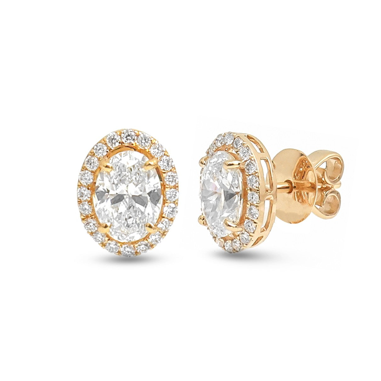JPERG-3830/10630 Lab Grown Diamond Earring | 14K