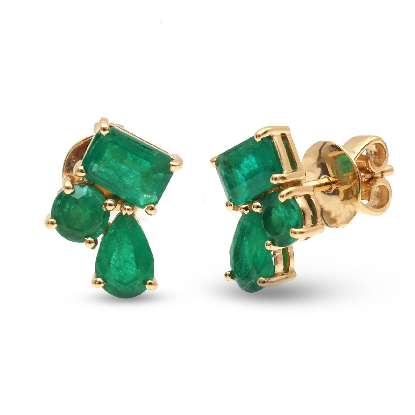 JPERG-3831/10631 Emerald Earring | 18K