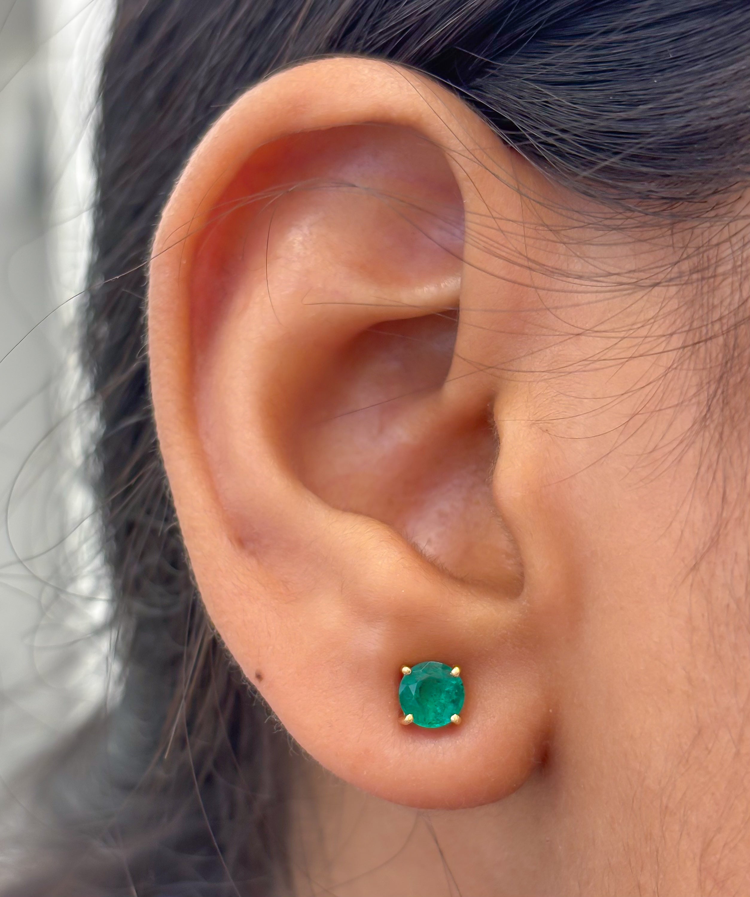 JPERG-3841/10654 Emerald Earring | 18K