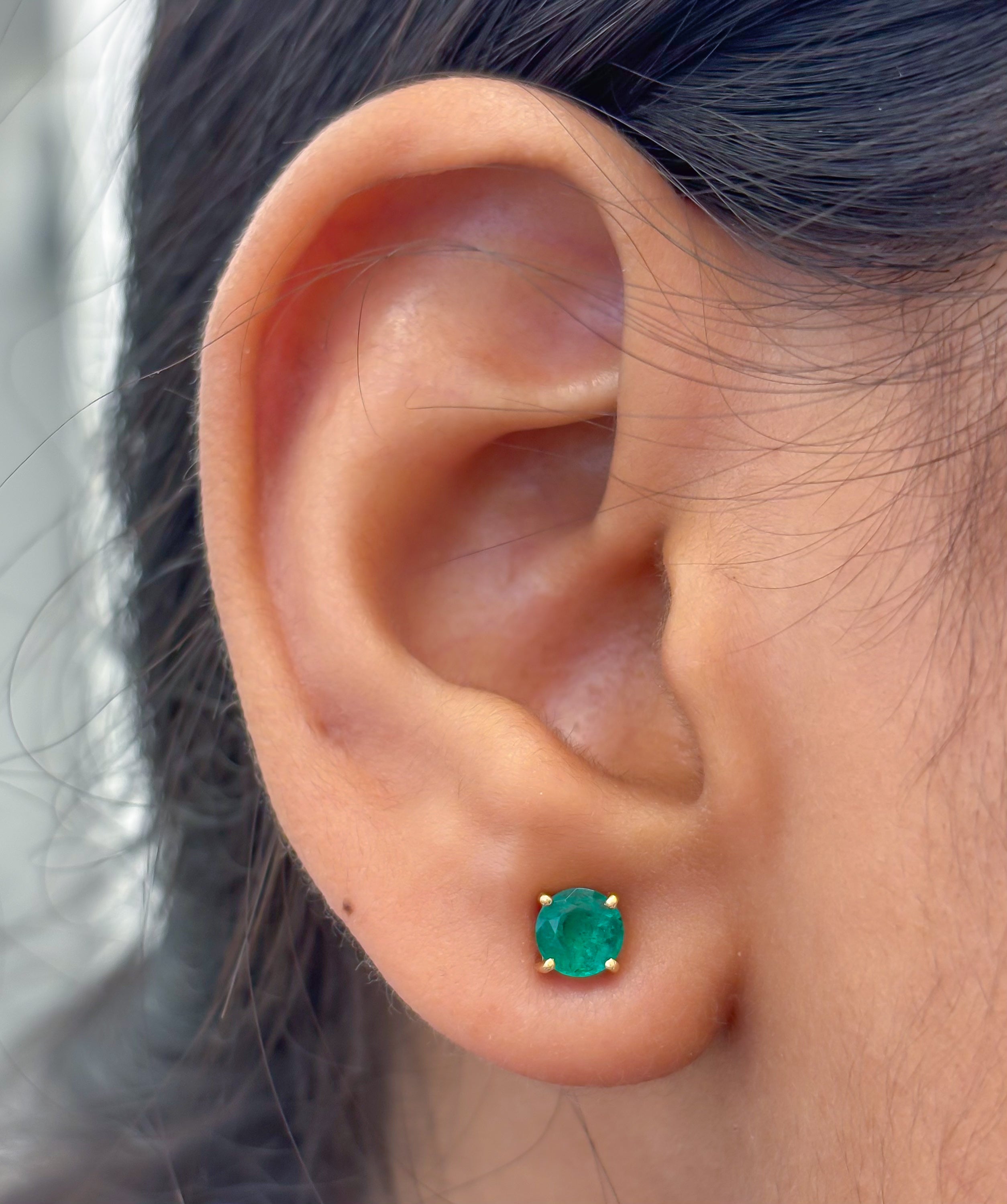 JPERG-3844/10657 Emerald Earring | 18K
