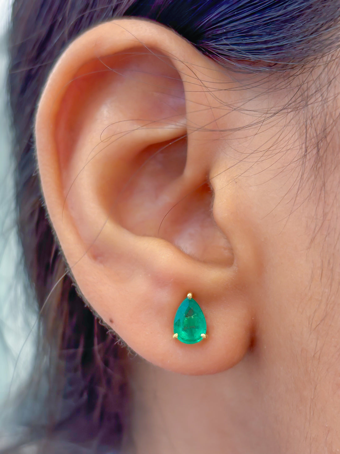 JPERG-3847/10665 Emerald Earring | 18K