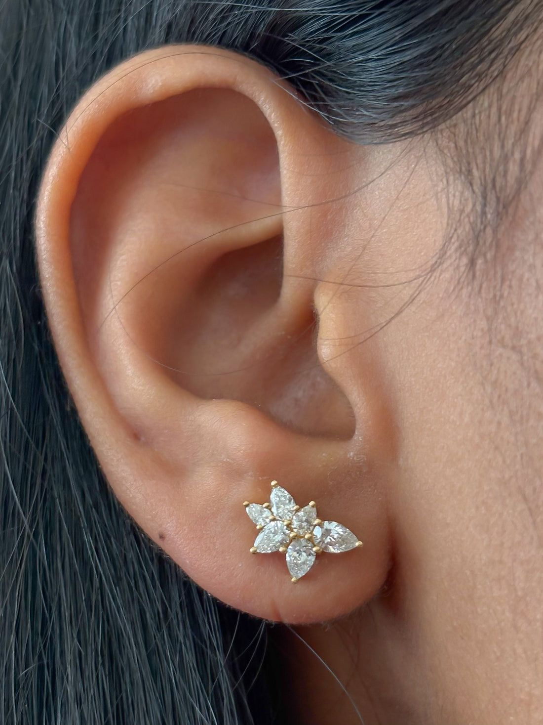 JPERG-3937/10858 Diamond Earring | 18K