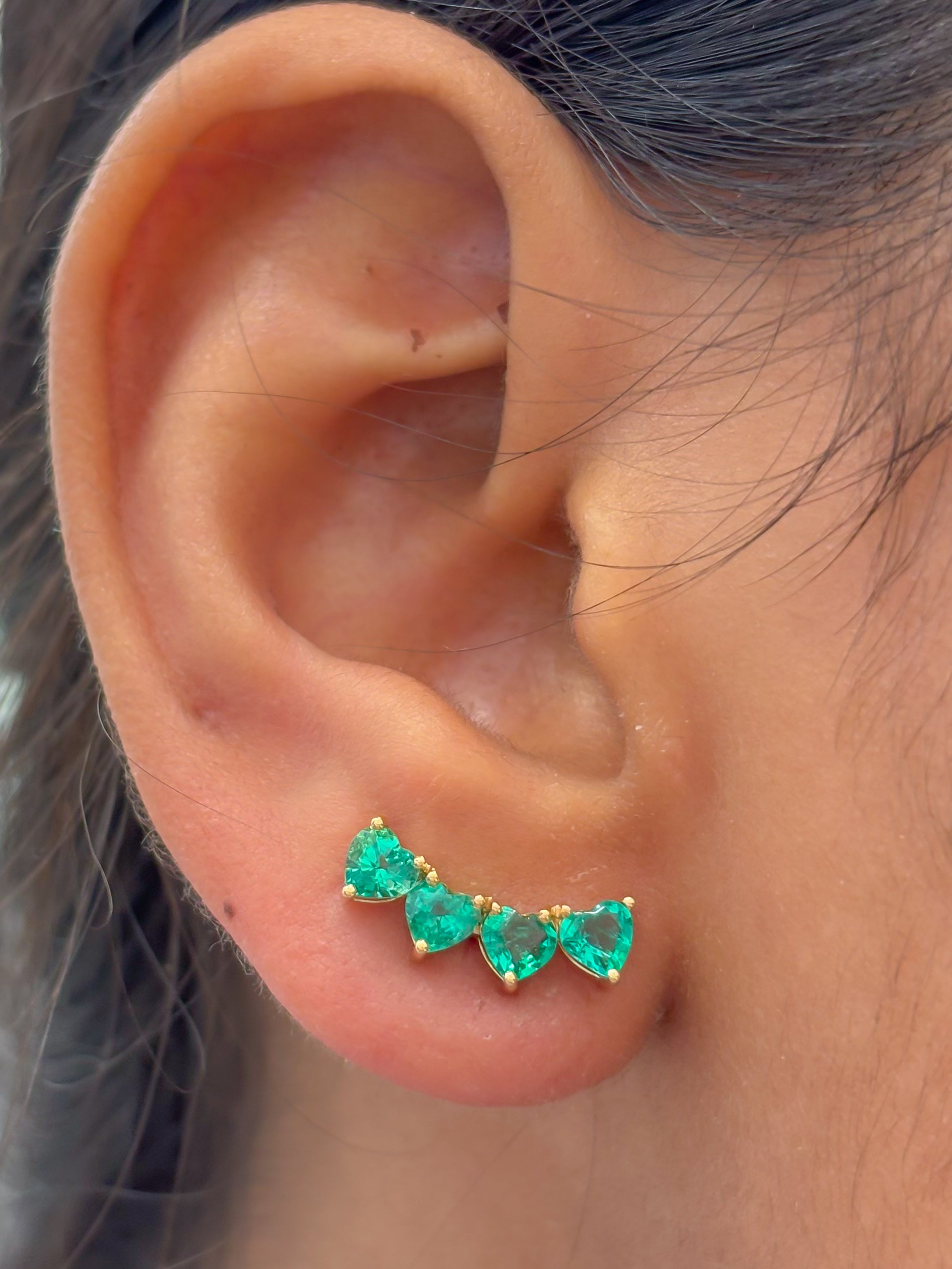 JPERG-3981/10930 Emerald Earring | 18K
