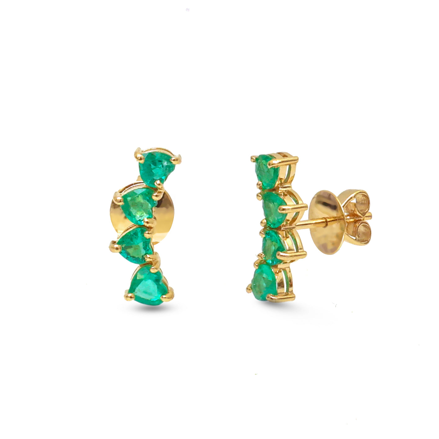 JPERG-4026/11061 Emerald Earring | 14K