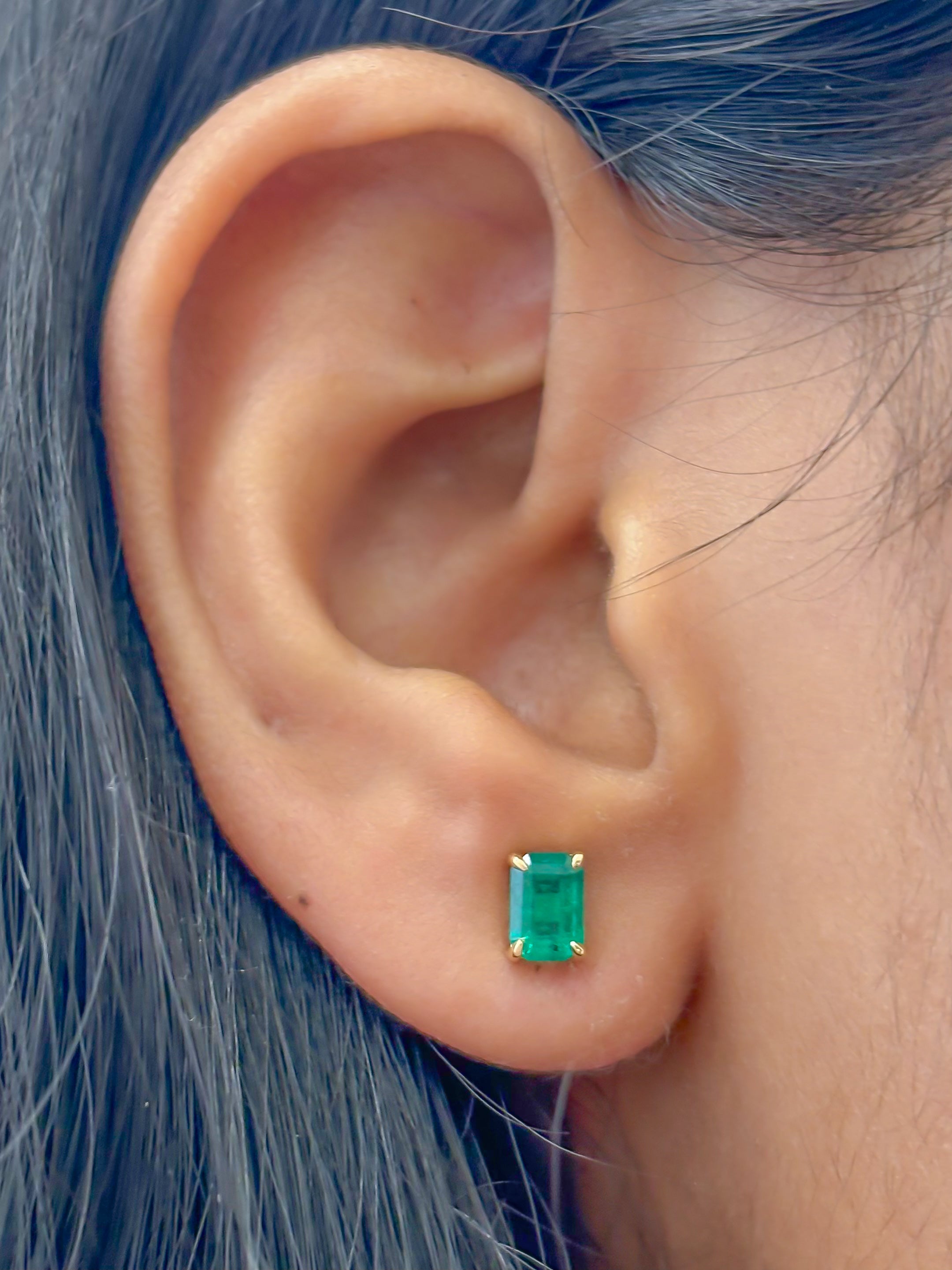 JPERG-4055/11115 Emerald Earring | 18K