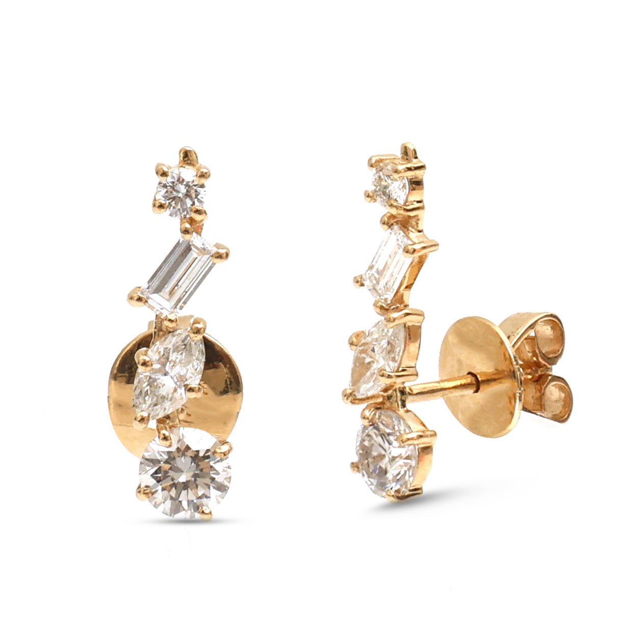 JPERG-4079/11240 Diamond Earring | 18K