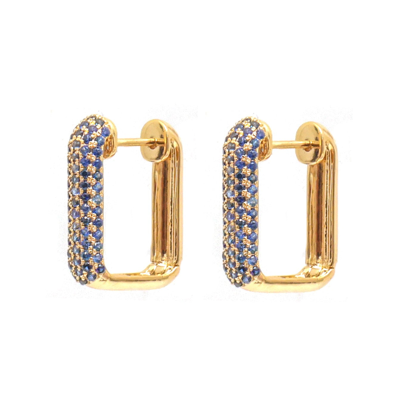 JPERG-4159/11477 Blue Sapphire Earring | 14K
