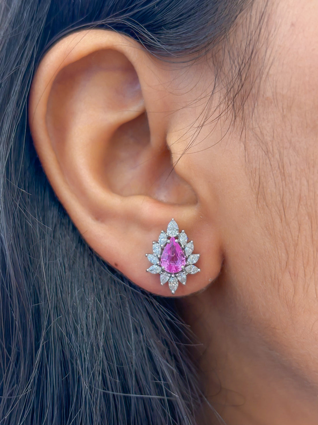 JPERG-4211/11639 Diamond Earring | 18K