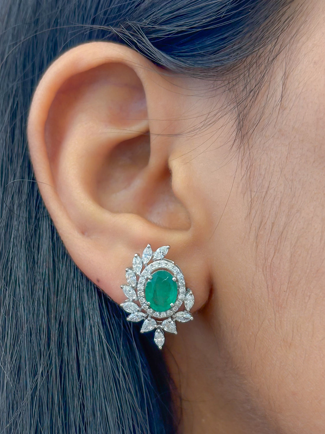 JPERG-4219/11705 Diamond Earring | 18K