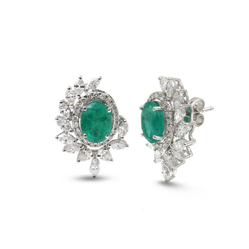 JPERG-4219/11705 Diamond Earring | 18K