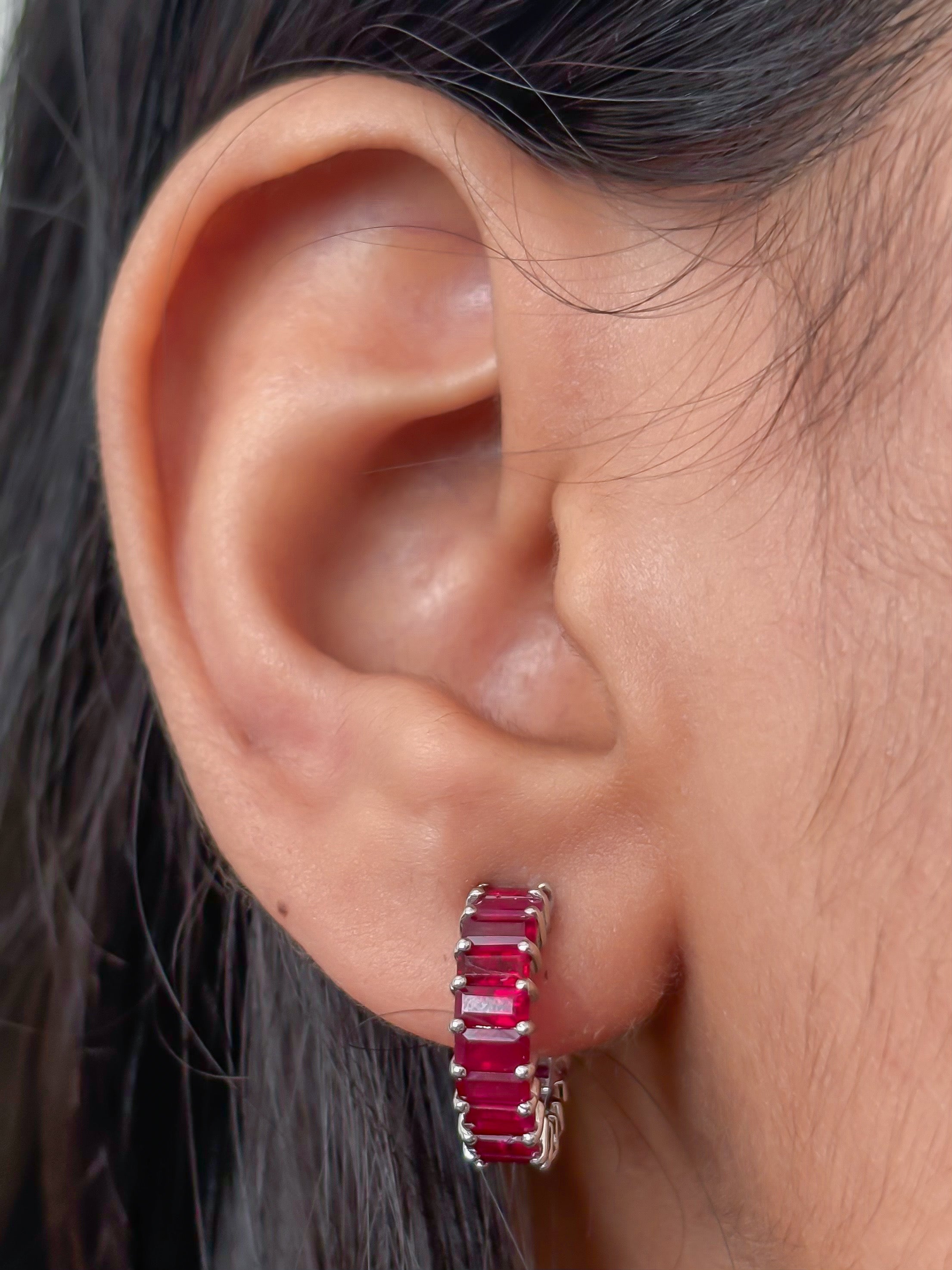 JPERG-4253/11845 Ruby Earring | 18K