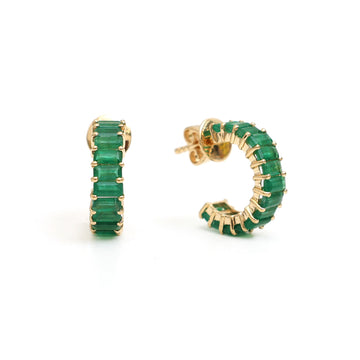 JPERG-4336/12054 Emerald Earring | 18K