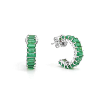 JPERG-4337/12055 Emerald Earring | 18K
