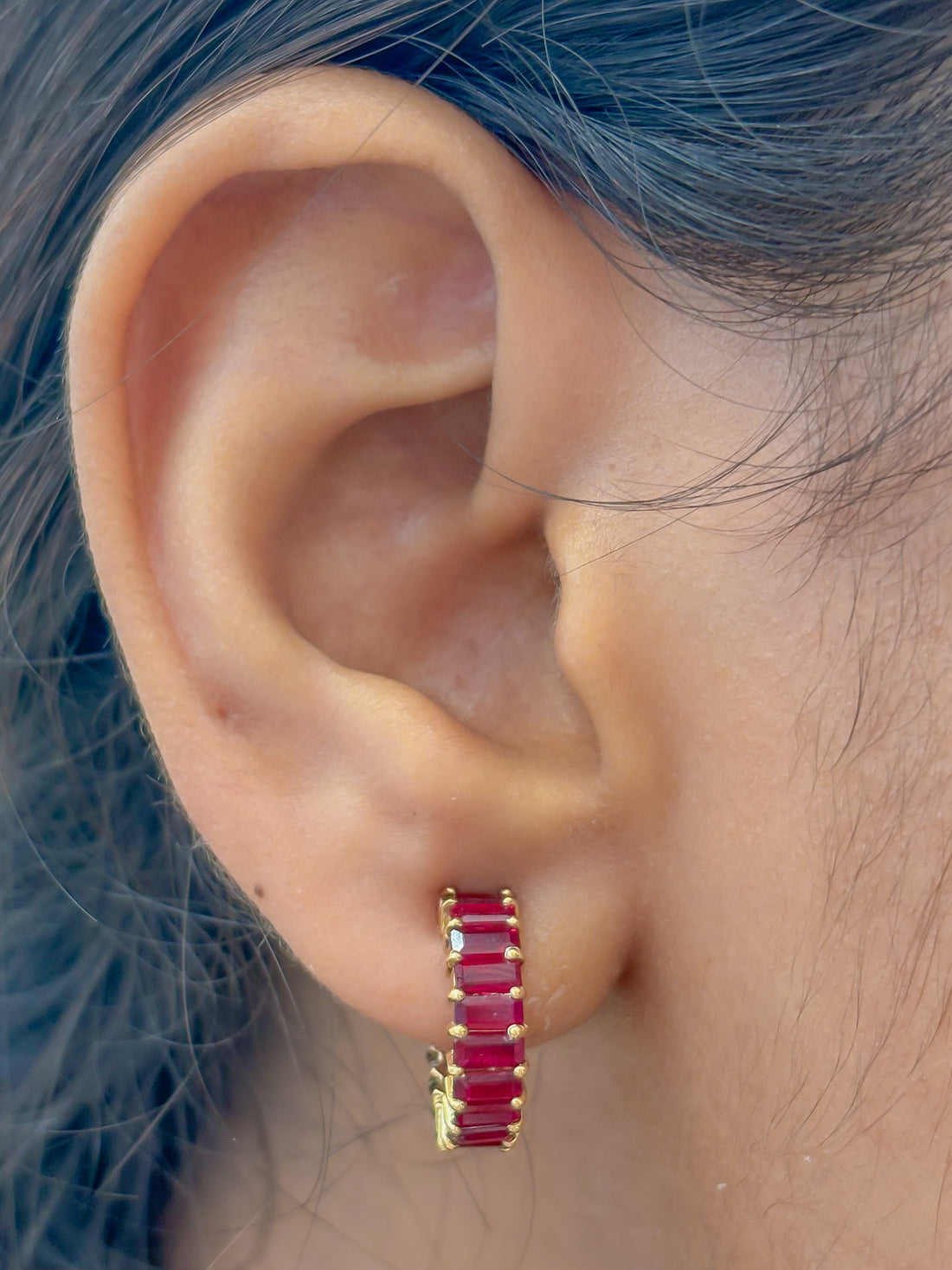 JPERG-4338/12056 Ruby Earring | 18K
