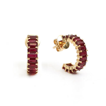 JPERG-4338/12056 Ruby Earring | 18K