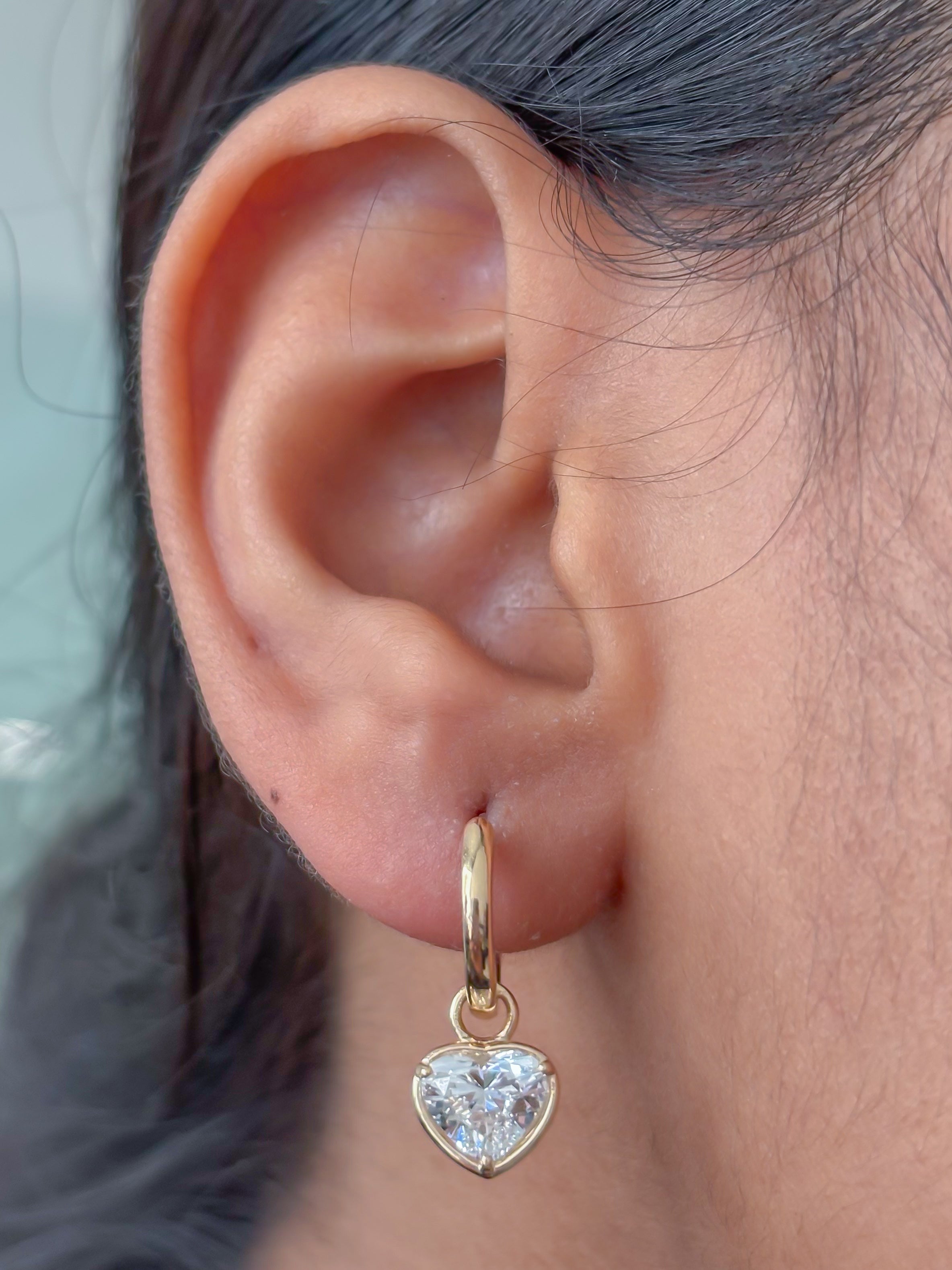 JPERG-4390/12269 Lab Grown Diamond Earring | 14K