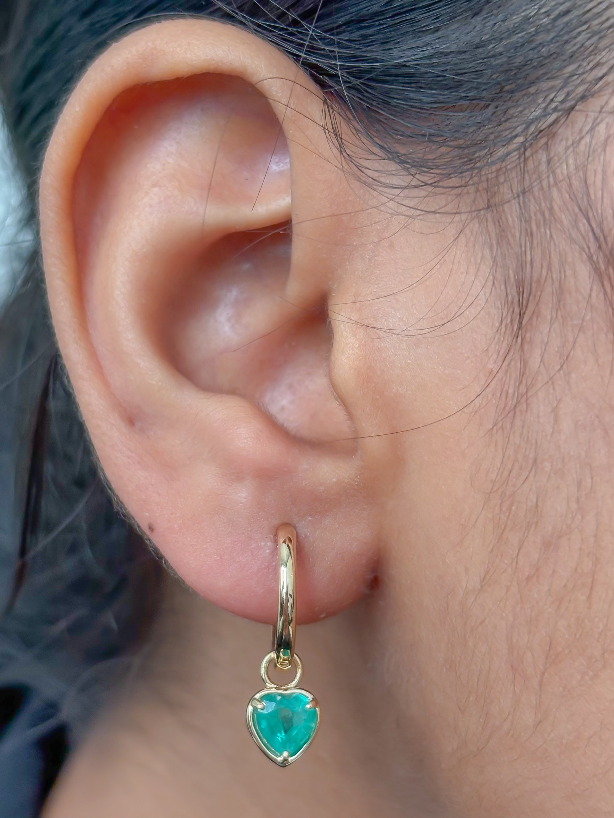 JPERG-4391/12270 Emerald Earring | 14K