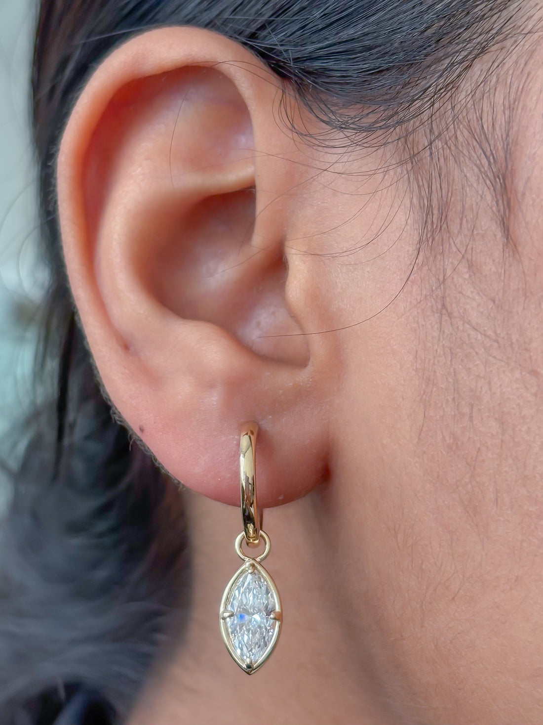 JPERG-4392/12271 Lab Grown Diamond Earring | 14K