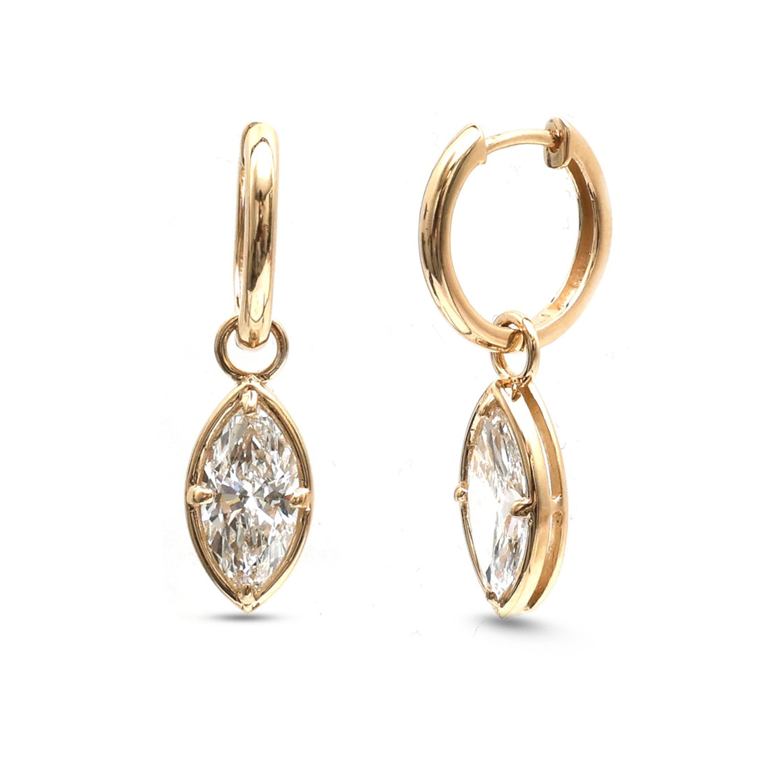 JPERG-4392/12271 Lab Grown Diamond Earring | 14K