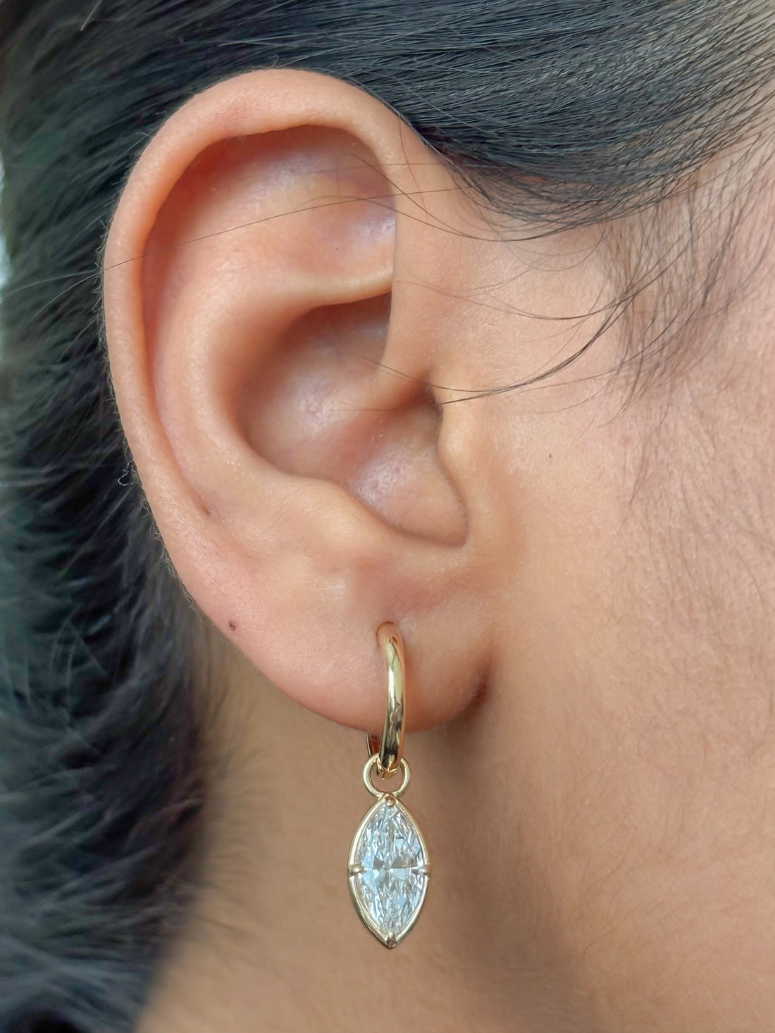 JPERG-4393/12272 Lab Grown Diamond Earring | 14K