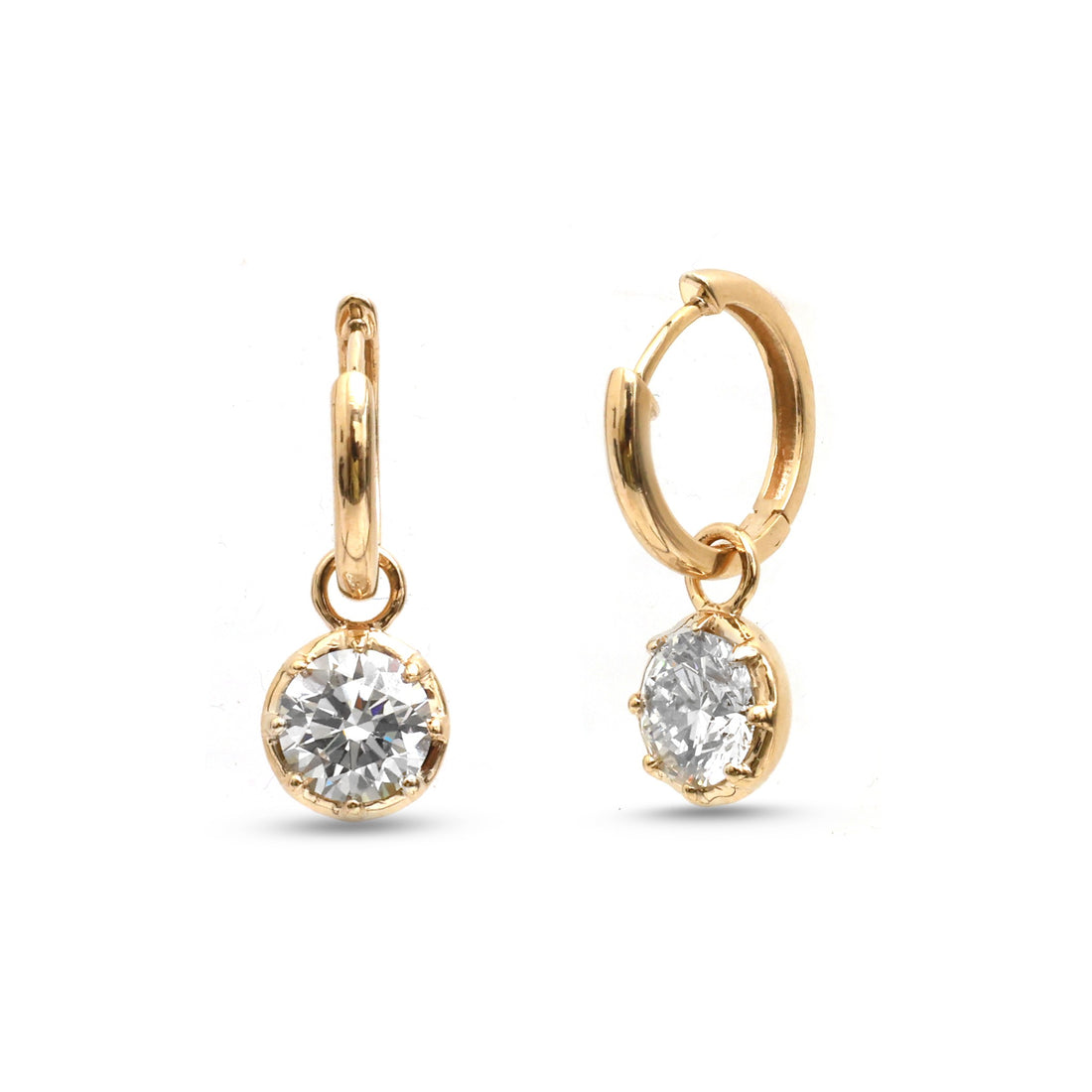 JPERG-4395/12314 Lab Grown Diamond Earring | 14K