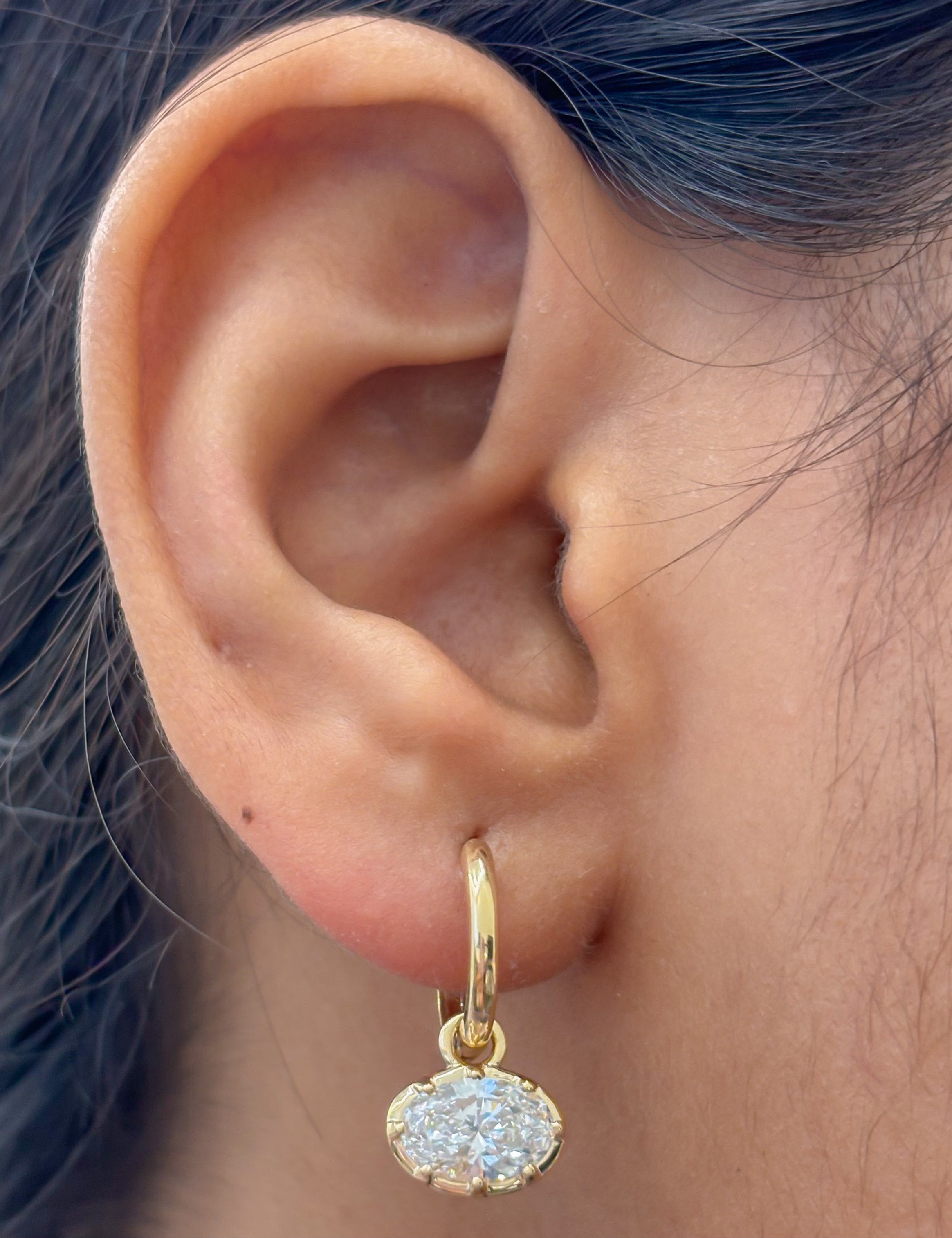 JPERG-4396/12315 Lab Grown Diamond Earring | 14K