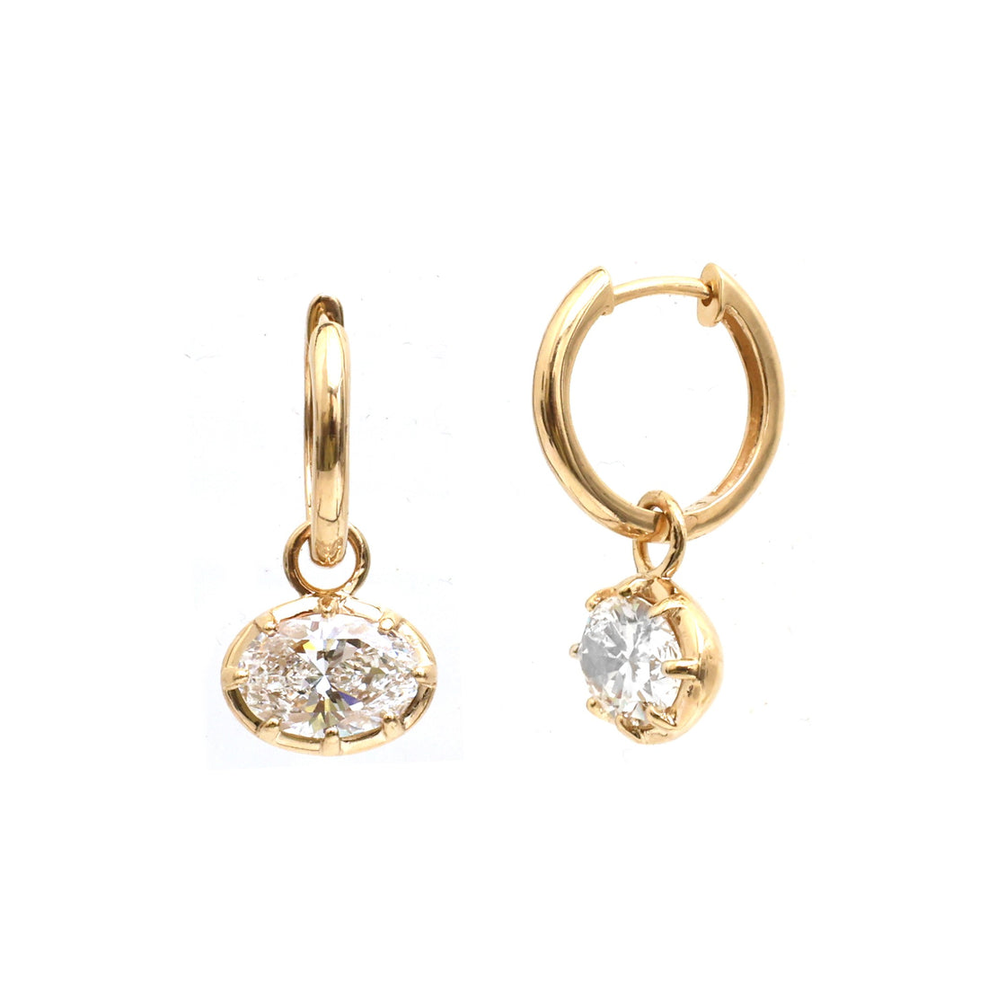 JPERG-4397/12316 Lab Grown Diamond Earring | 14K