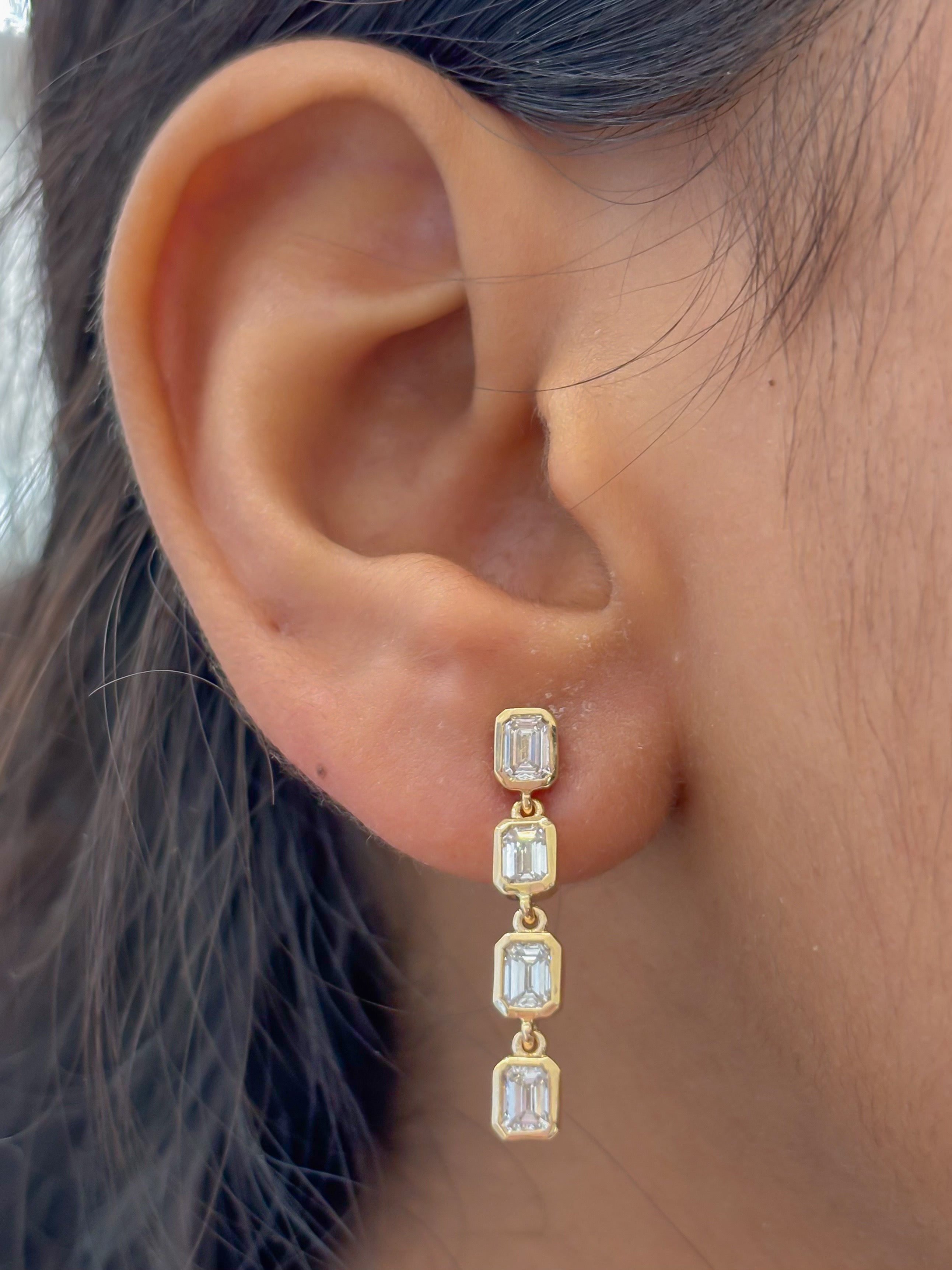 JPERG-4427/12498 Lab Grown Diamond Earring | 14K