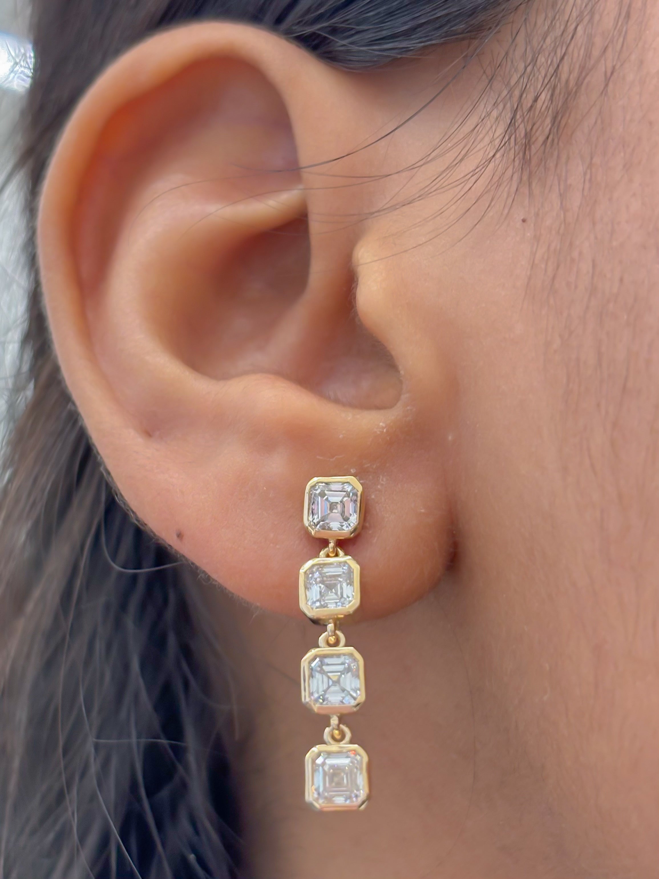 JPERG-4428/12499 Lab Grown Diamond Earring | 14K