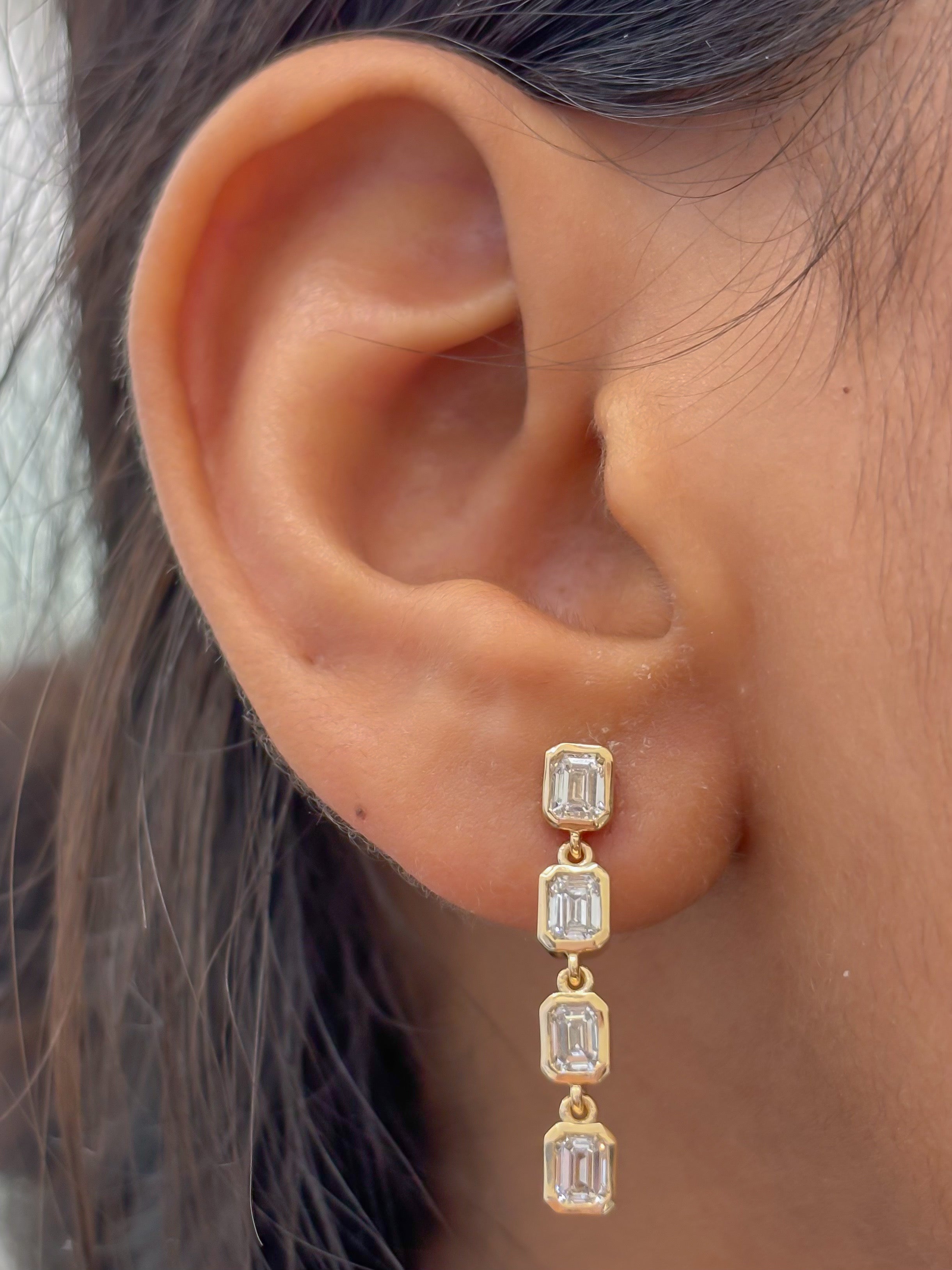 JPERG-4430/12501 Lab Grown Diamond Earring | 14K