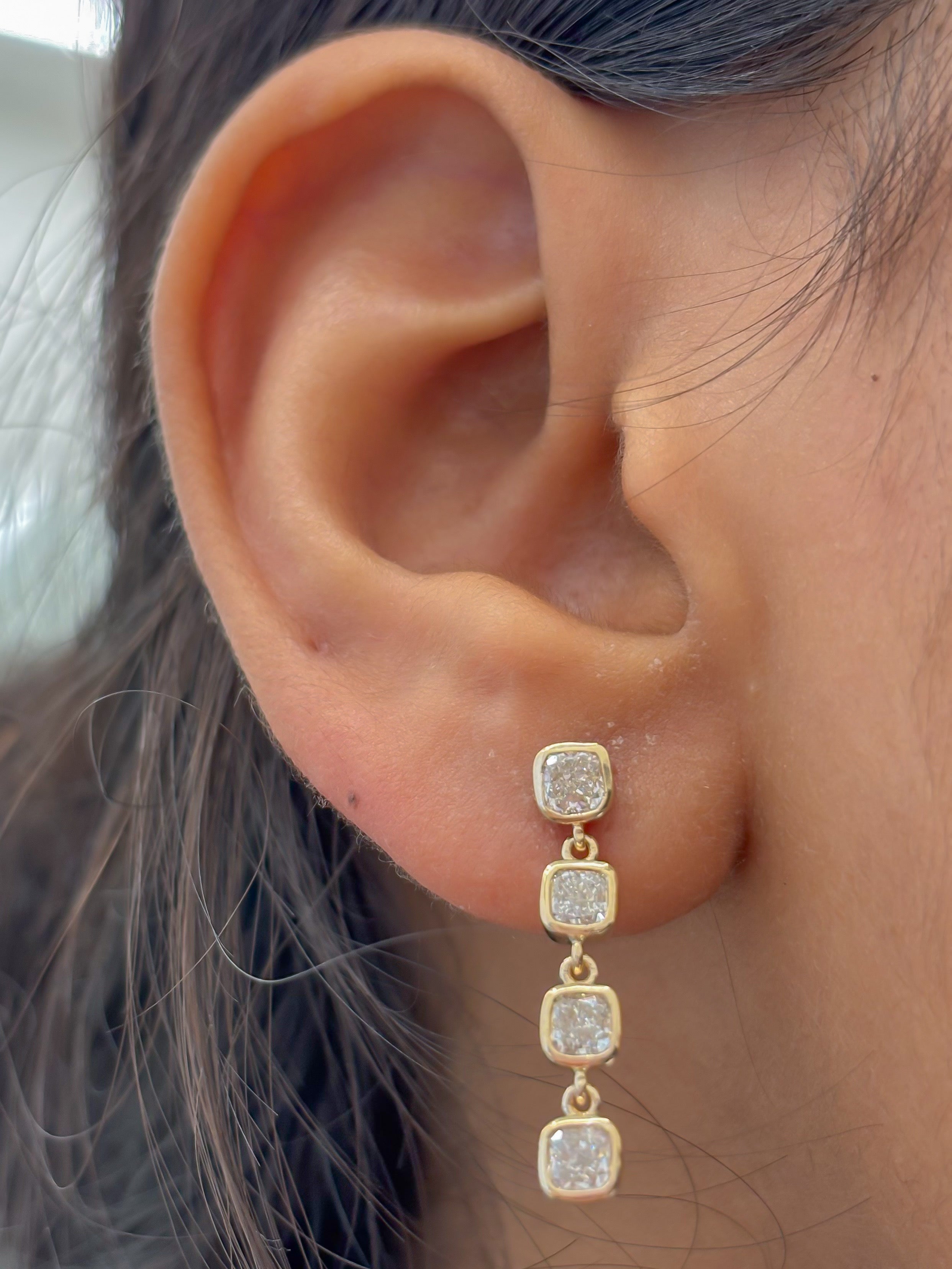 JPERG-4435/12529 Lab Grown Diamond Earring | 14K