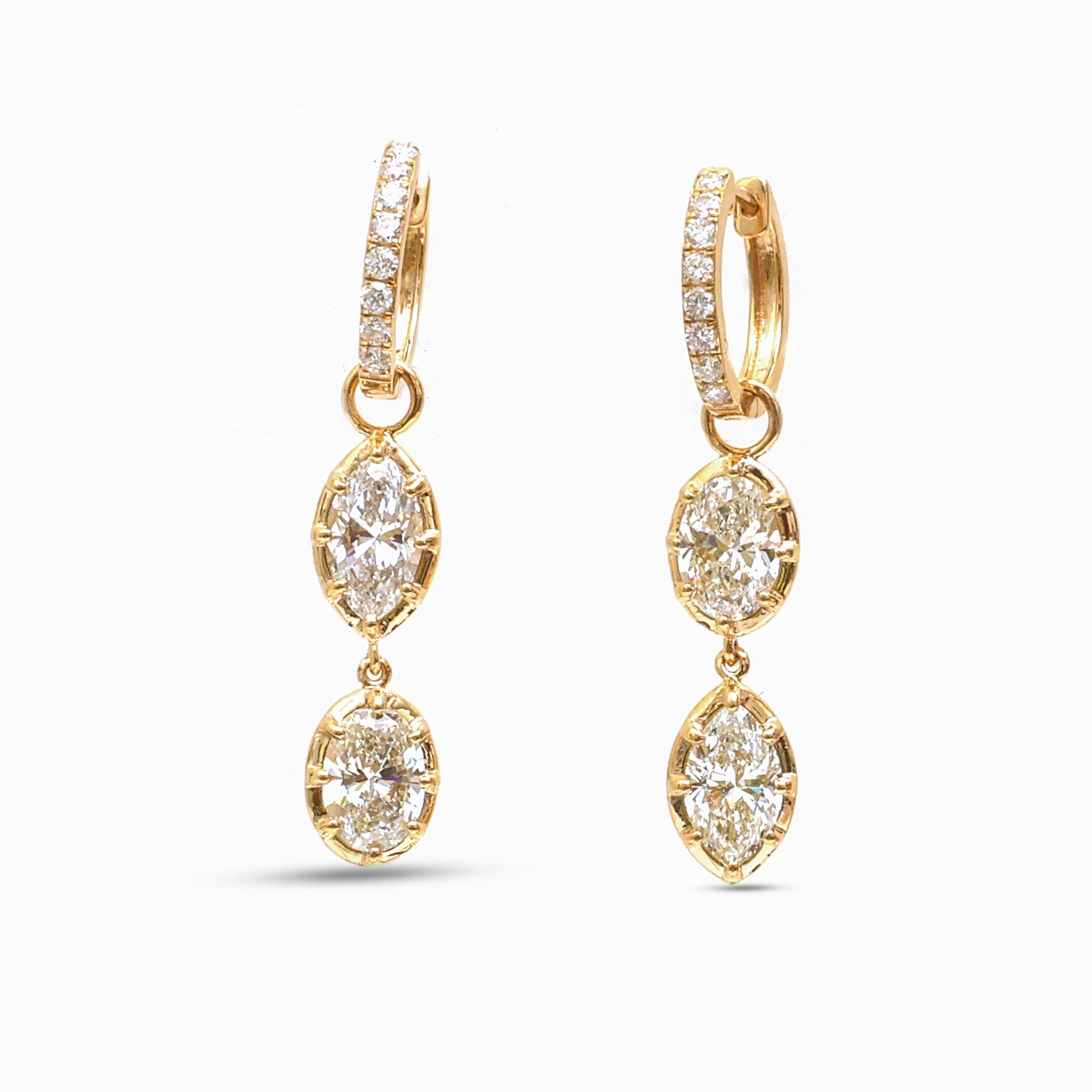 JPERG-4449/12612 Lab Grown Diamond Earring | 14K