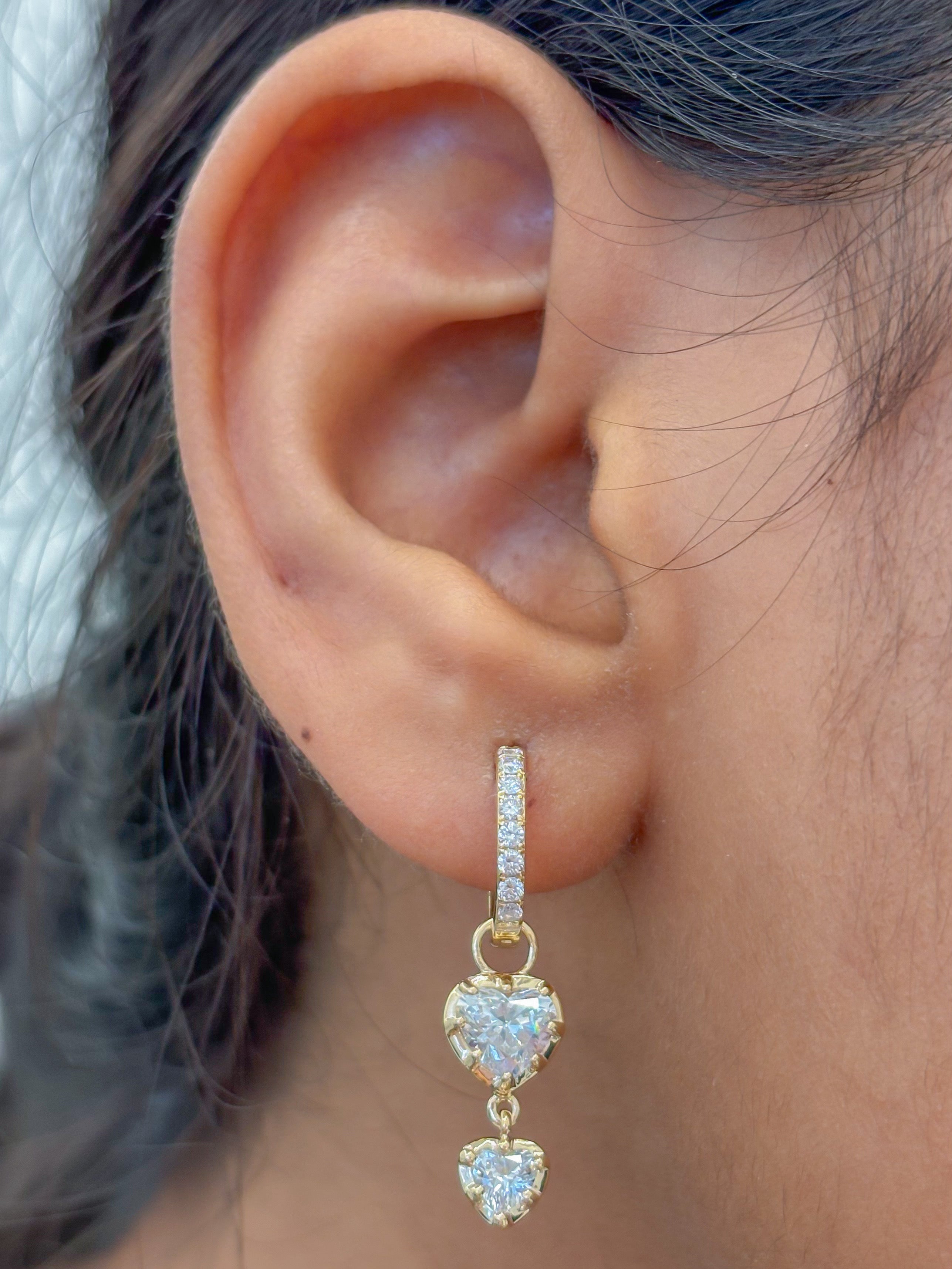 JPERG-4450/12613 Lab Grown Diamond Earring | 14K