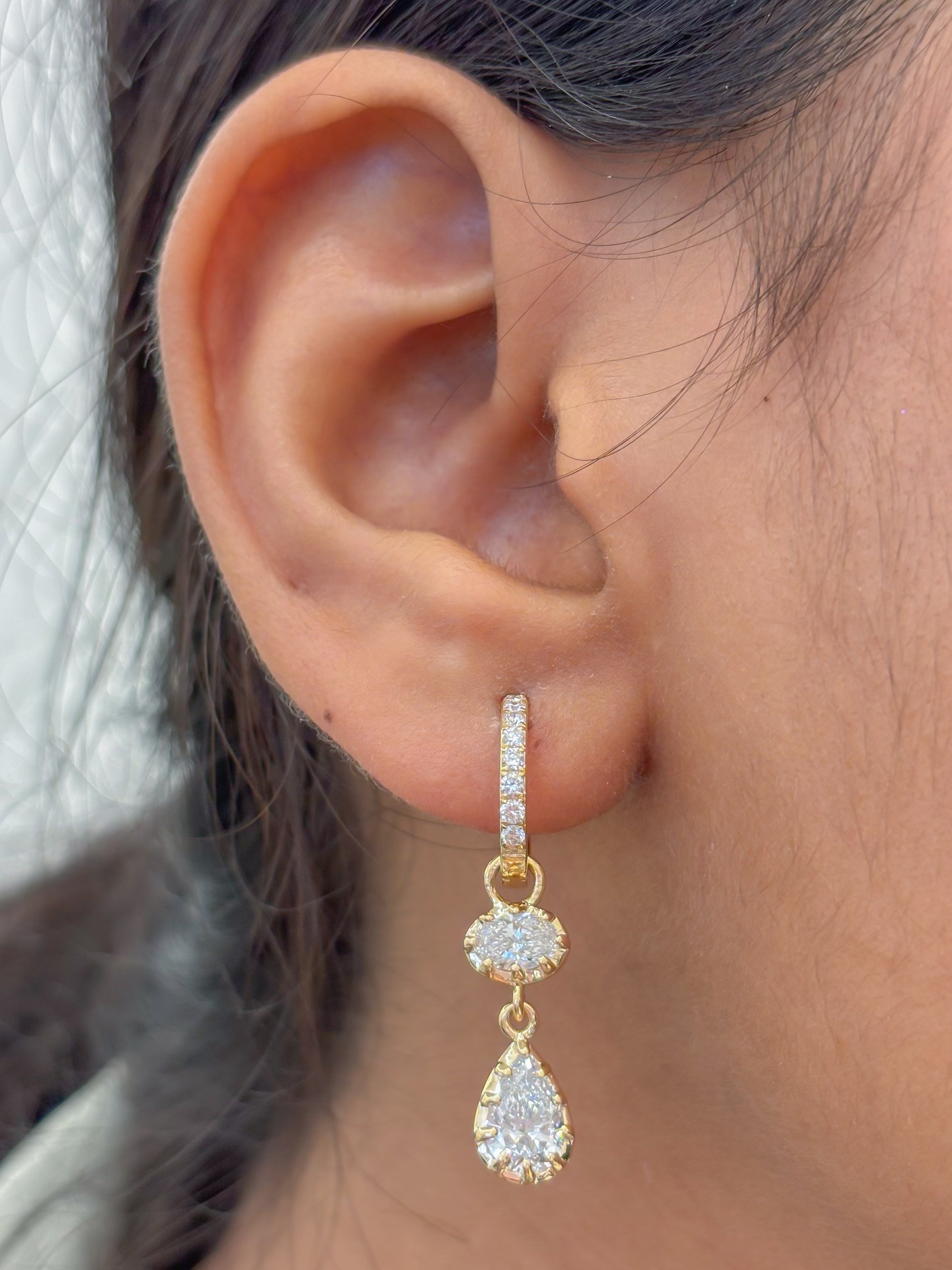 JPERG-4451/12614 Lab Grown Diamond Earring | 14K