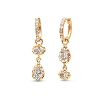 JPERG-4451/12614 Lab Grown Diamond Earring | 14K