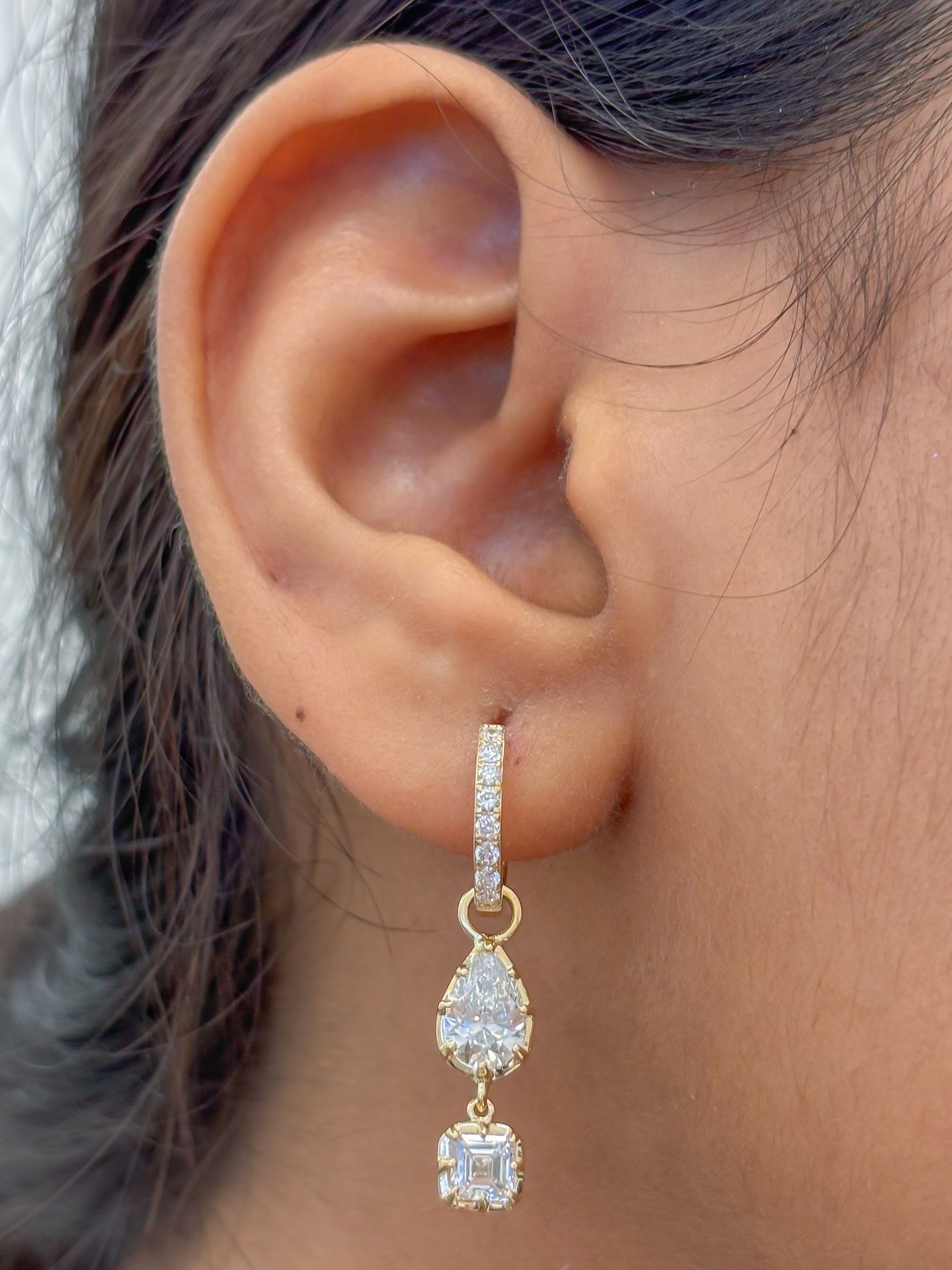 JPERG-4453/12616 Lab Grown Diamond Earring | 14K