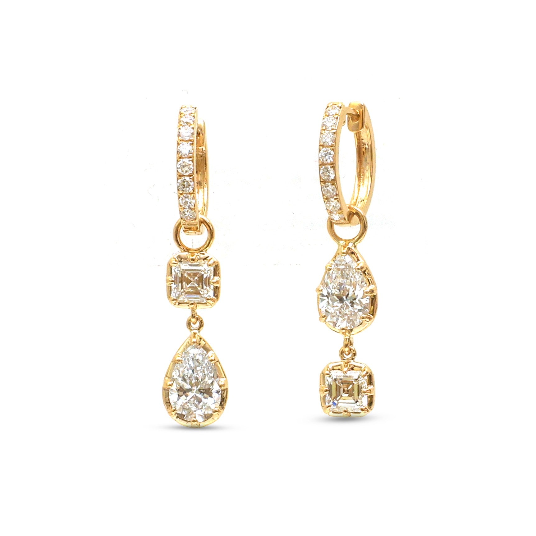 JPERG-4453/12616 Lab Grown Diamond Earring | 14K