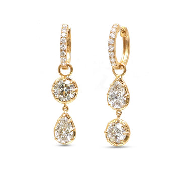 JPERG-4454/12617 Lab Grown Diamond Earring | 14K