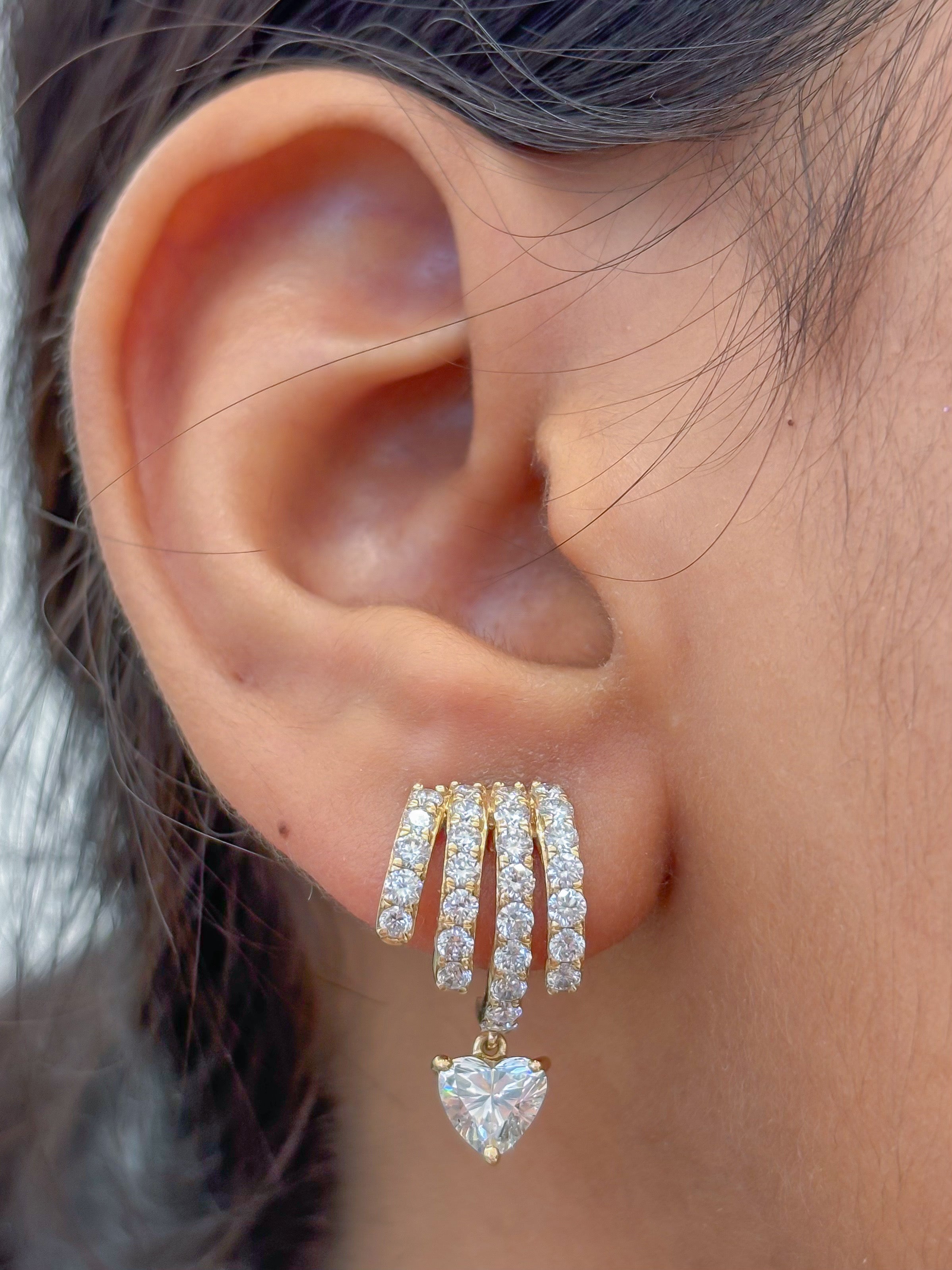 JPERG-4457/12620 Lab Grown Diamond Earring | 14K