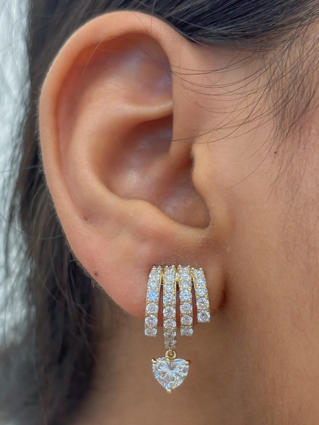 JPERG-4458/12621 Lab Grown Diamond Earring | 14K