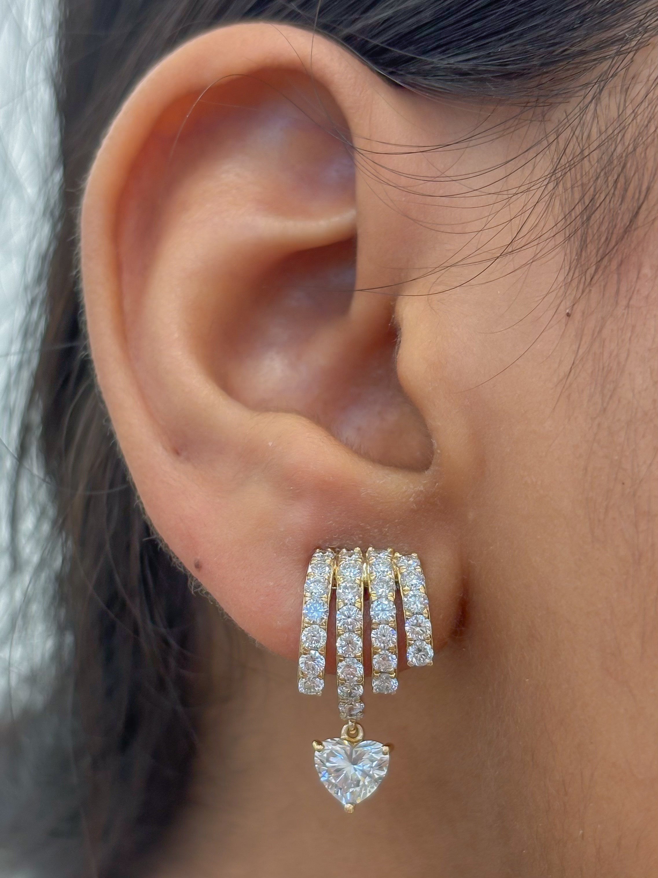 JPERG-4458/12621 Lab Grown Diamond Earring | 14K