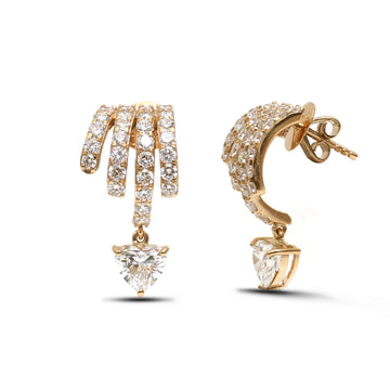 JPERG-4458/12621 Lab Grown Diamond Earring | 14K