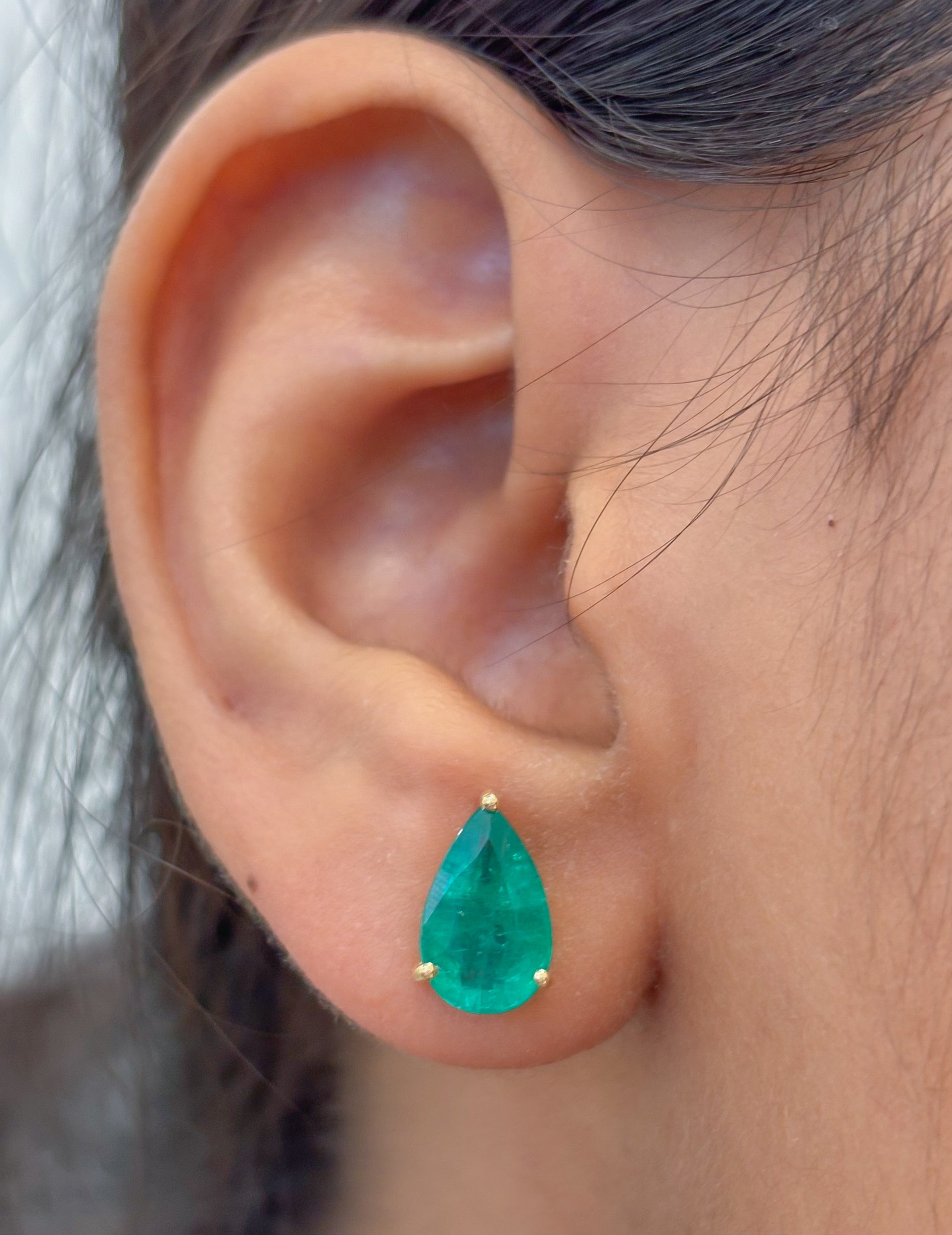 JPERG-4466/12629 Emerald Earring | 18K