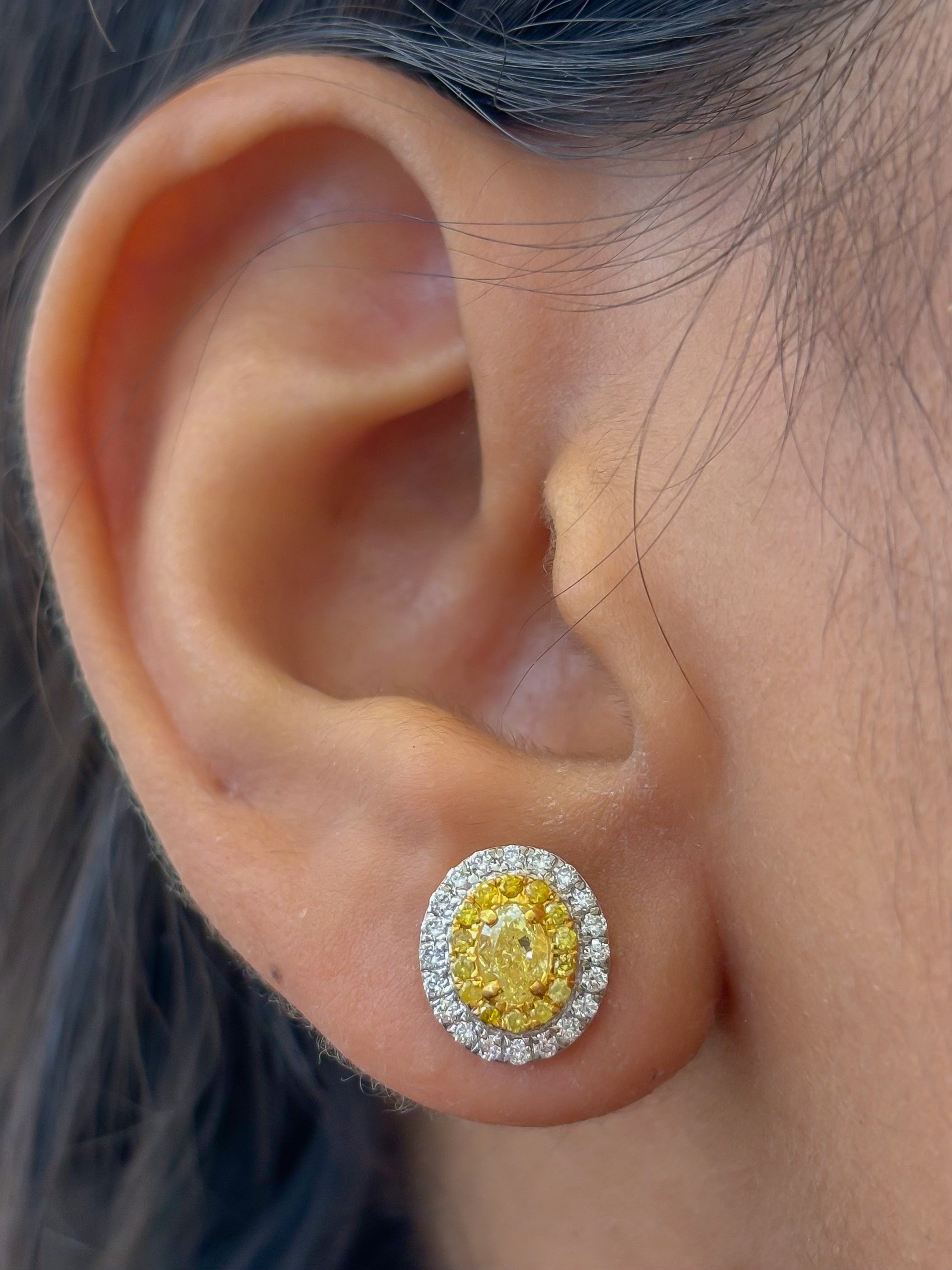 JPERG-4565/12937 Diamond Earring | 18K