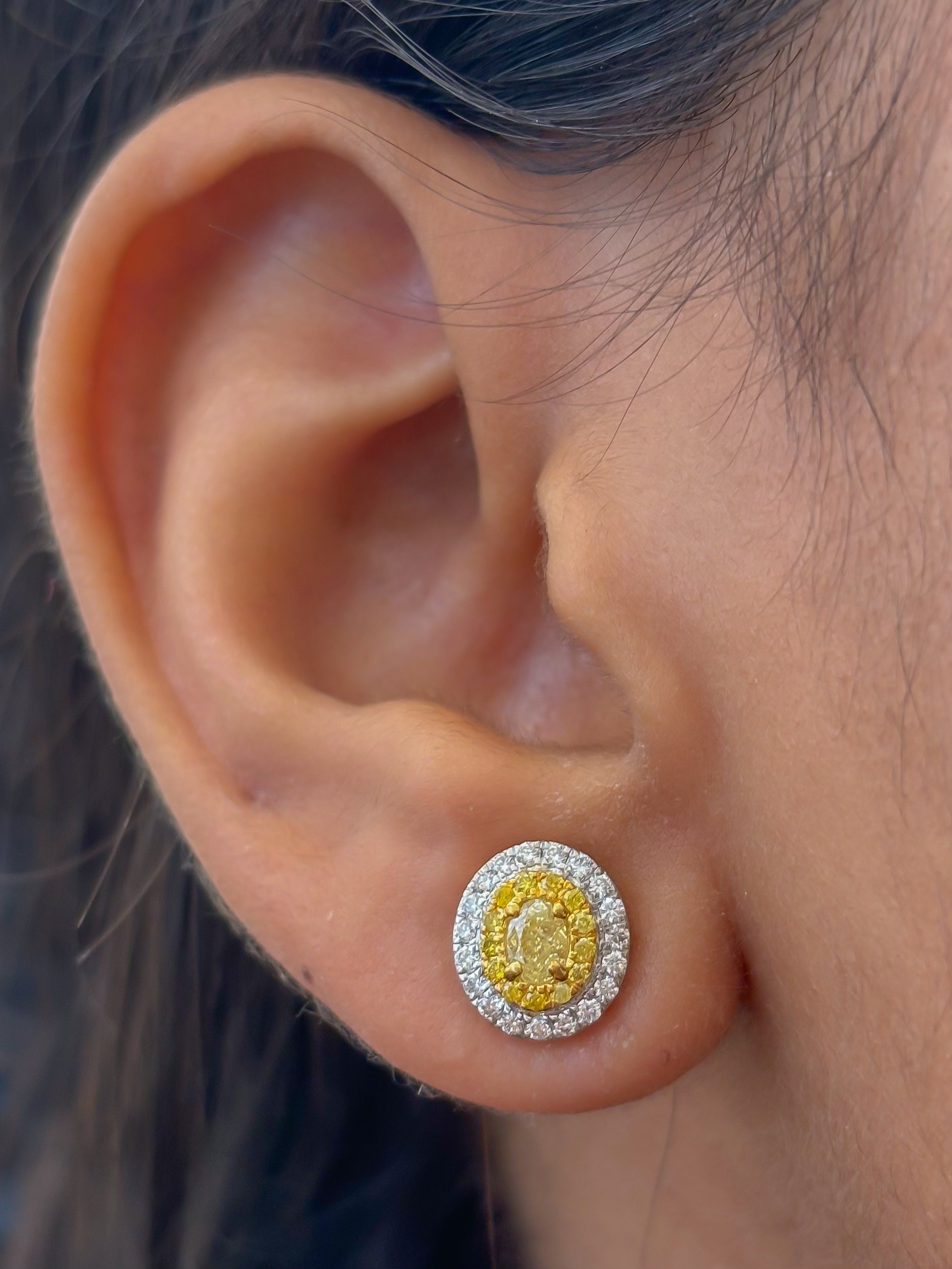 JPERG-4566/12938 Diamond Earring | 18K