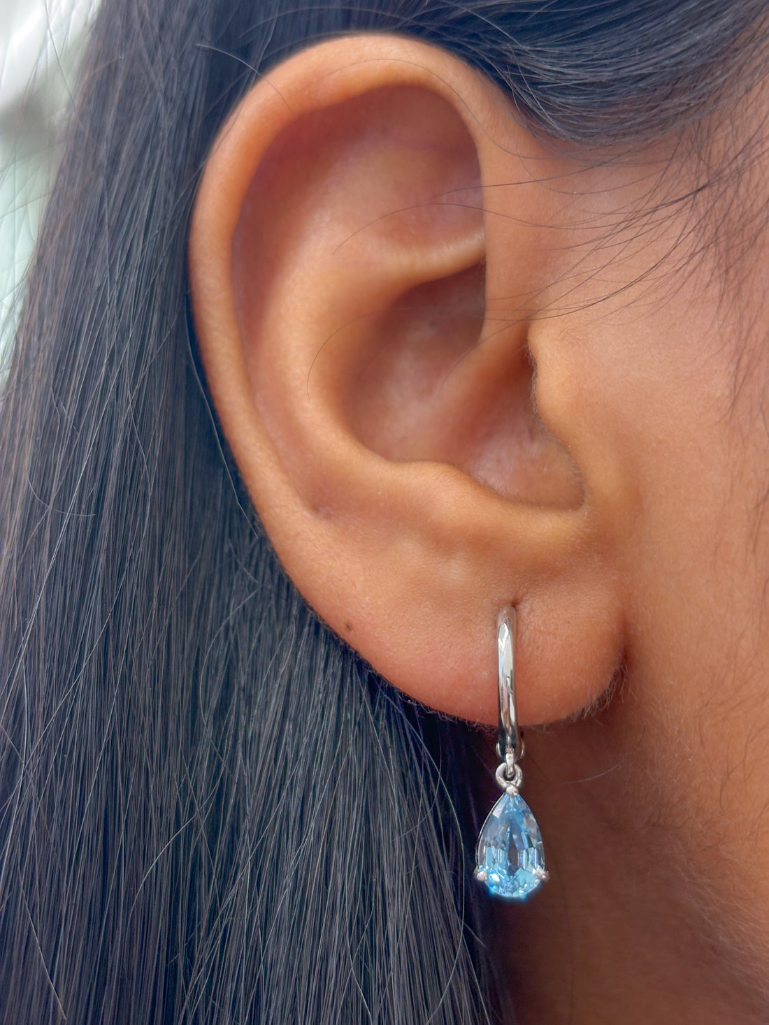 JPERG-464/2477 Semi Hoops Earring | 14K
