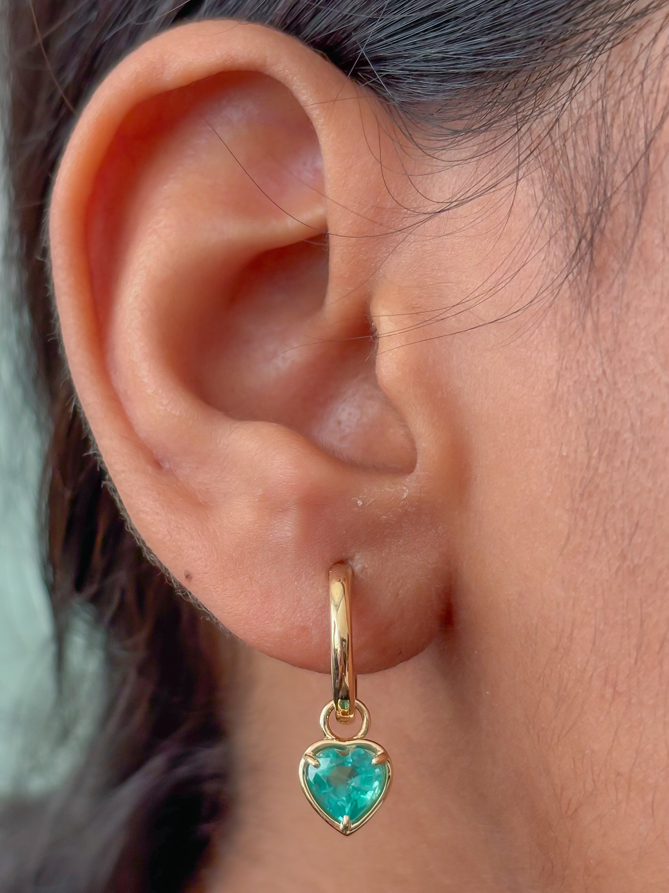 JPERG-4672/13262 Emerald Earring | 18K