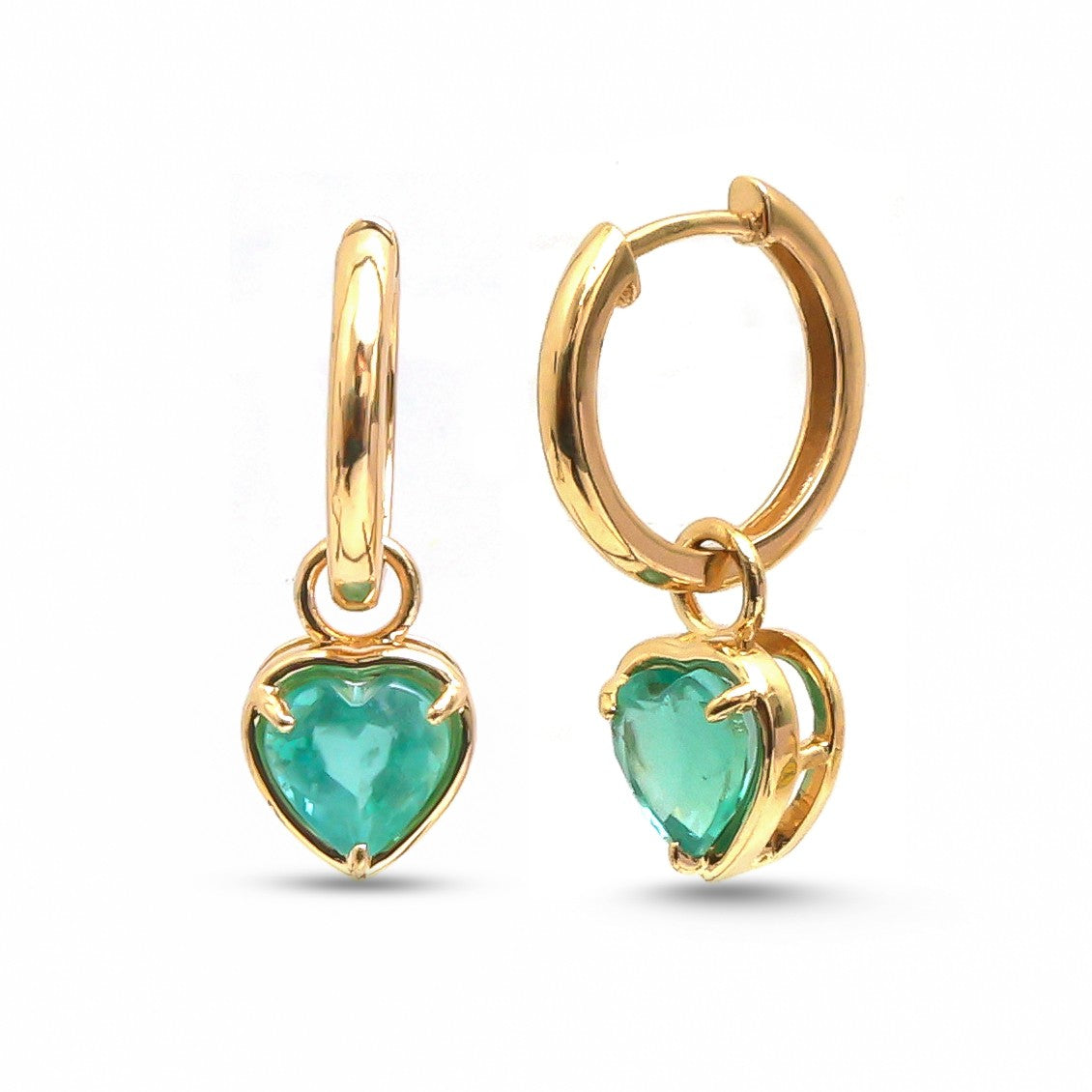 JPERG-4672/13262 Emerald Earring | 18K