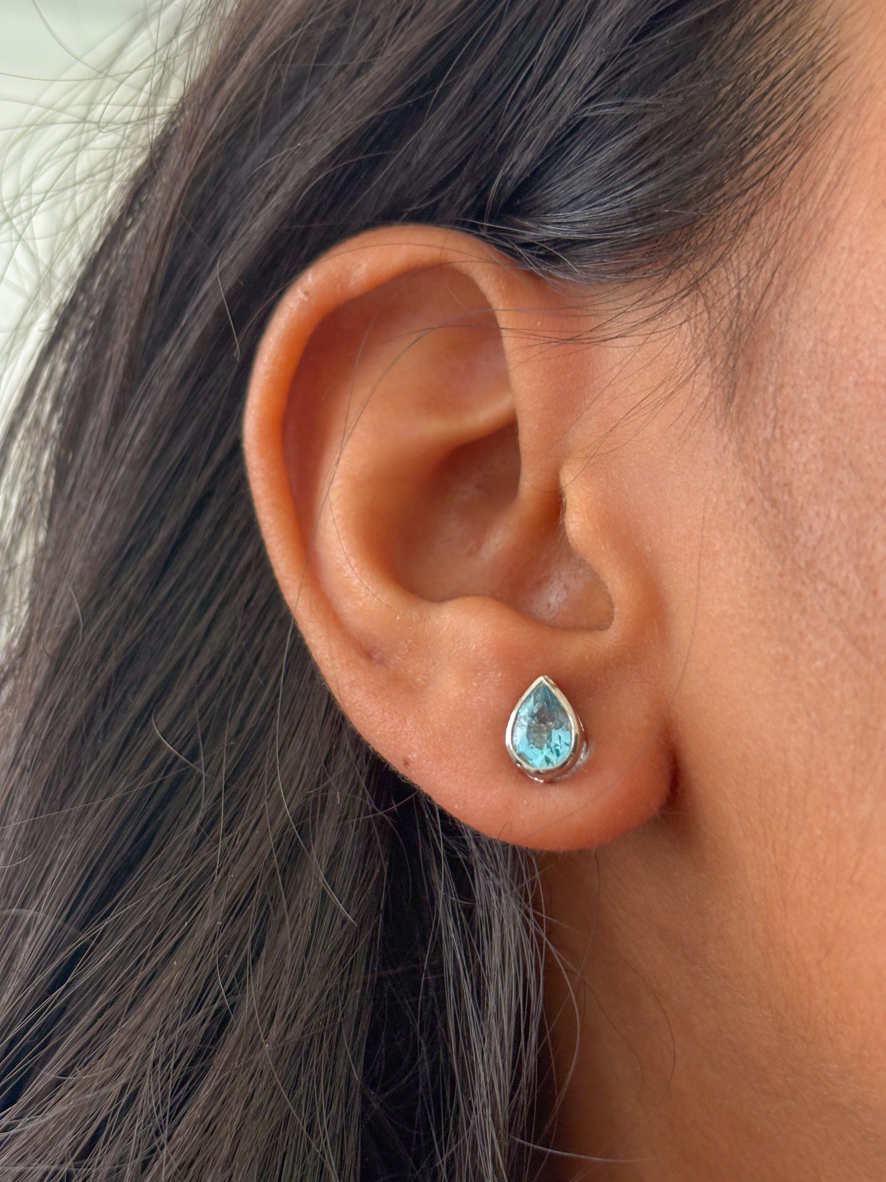JPERG-475/2491 Semi Studs Earring | 14K