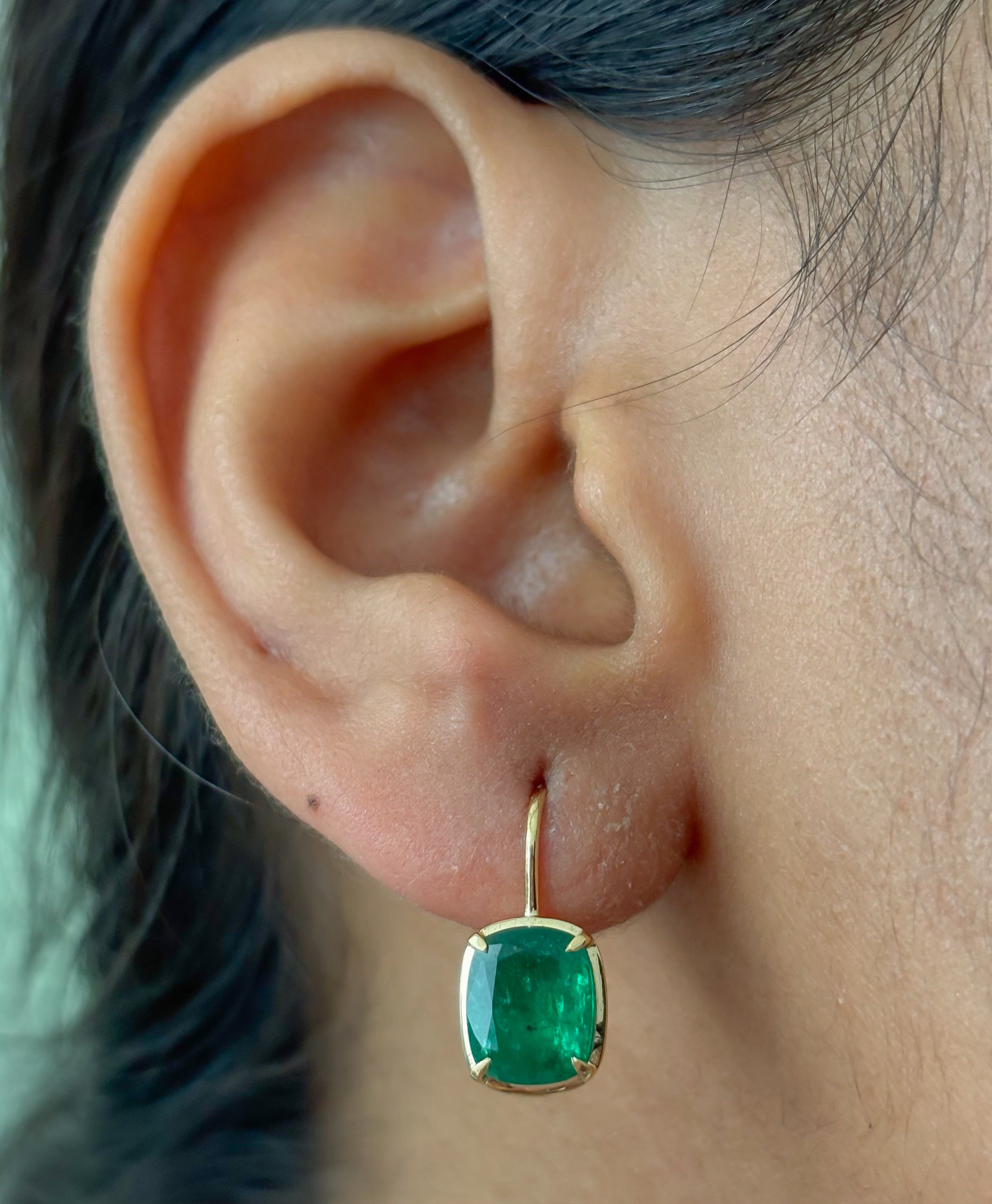 JPERG-4763/13557 Emerald Earring | 18K
